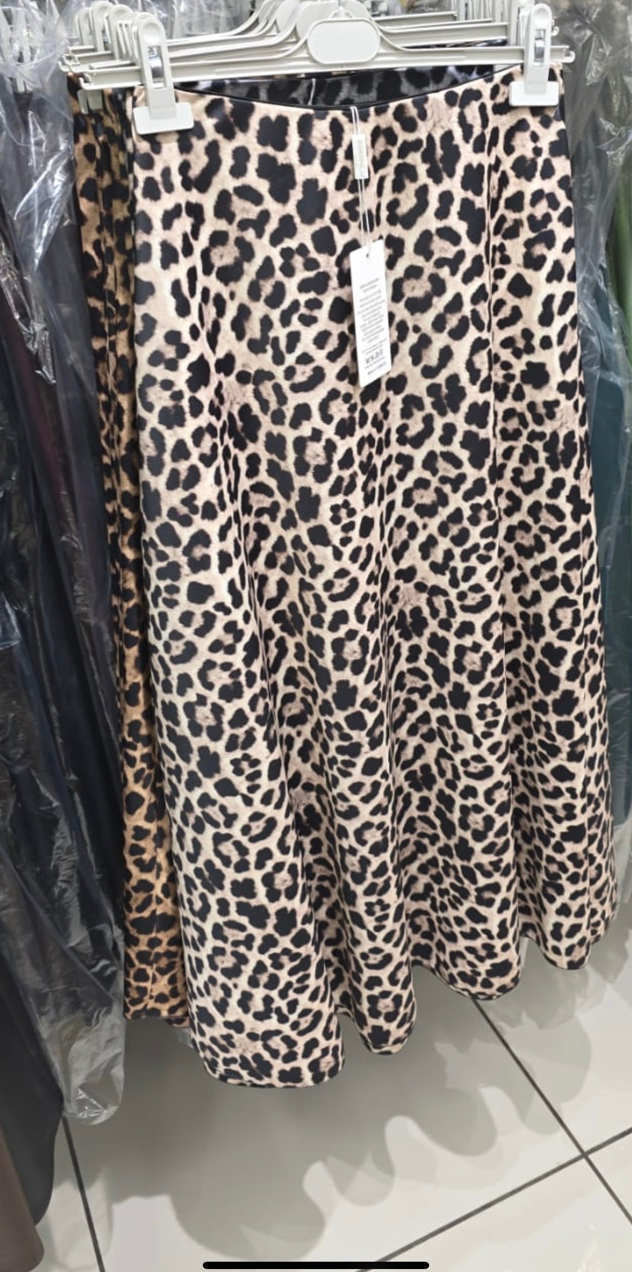 Leopard Satin Skirt  image 2