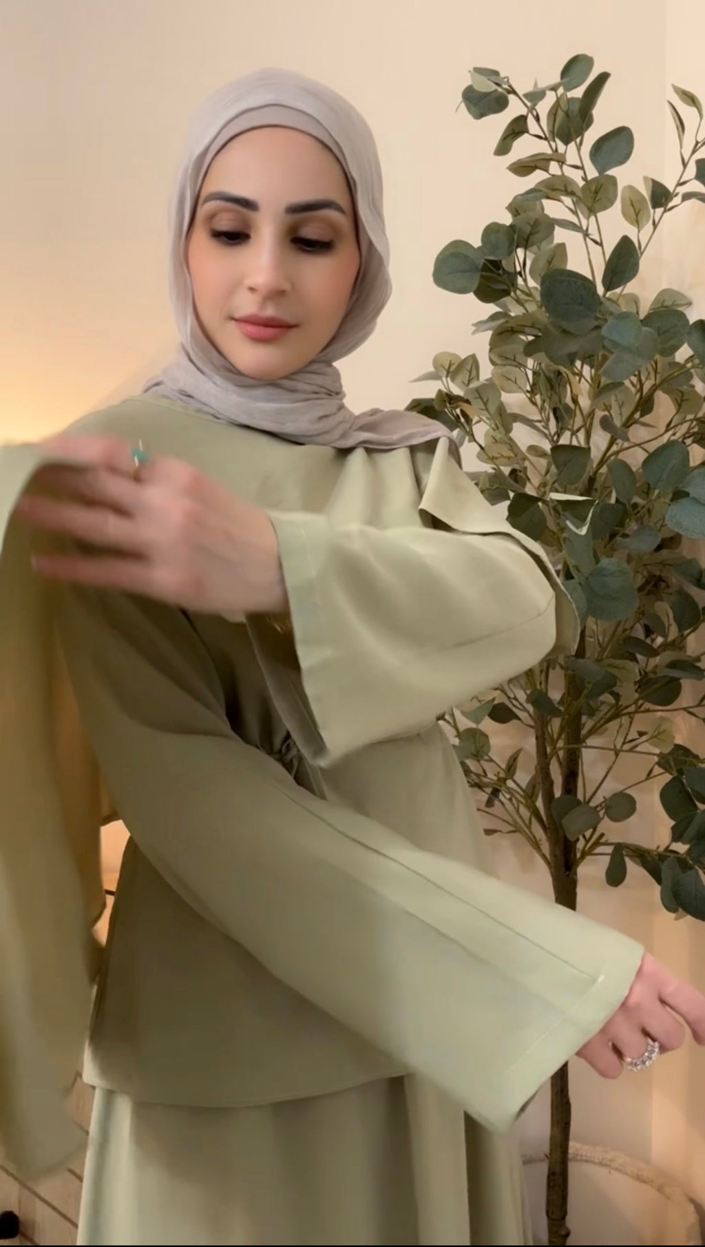 Alya Cape Skirt Set