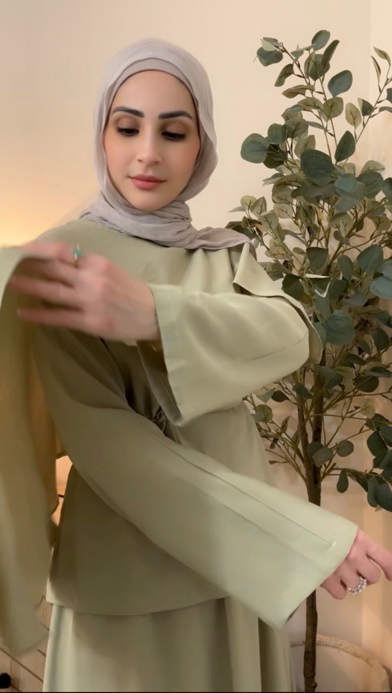 Alya Cape Skirt Set