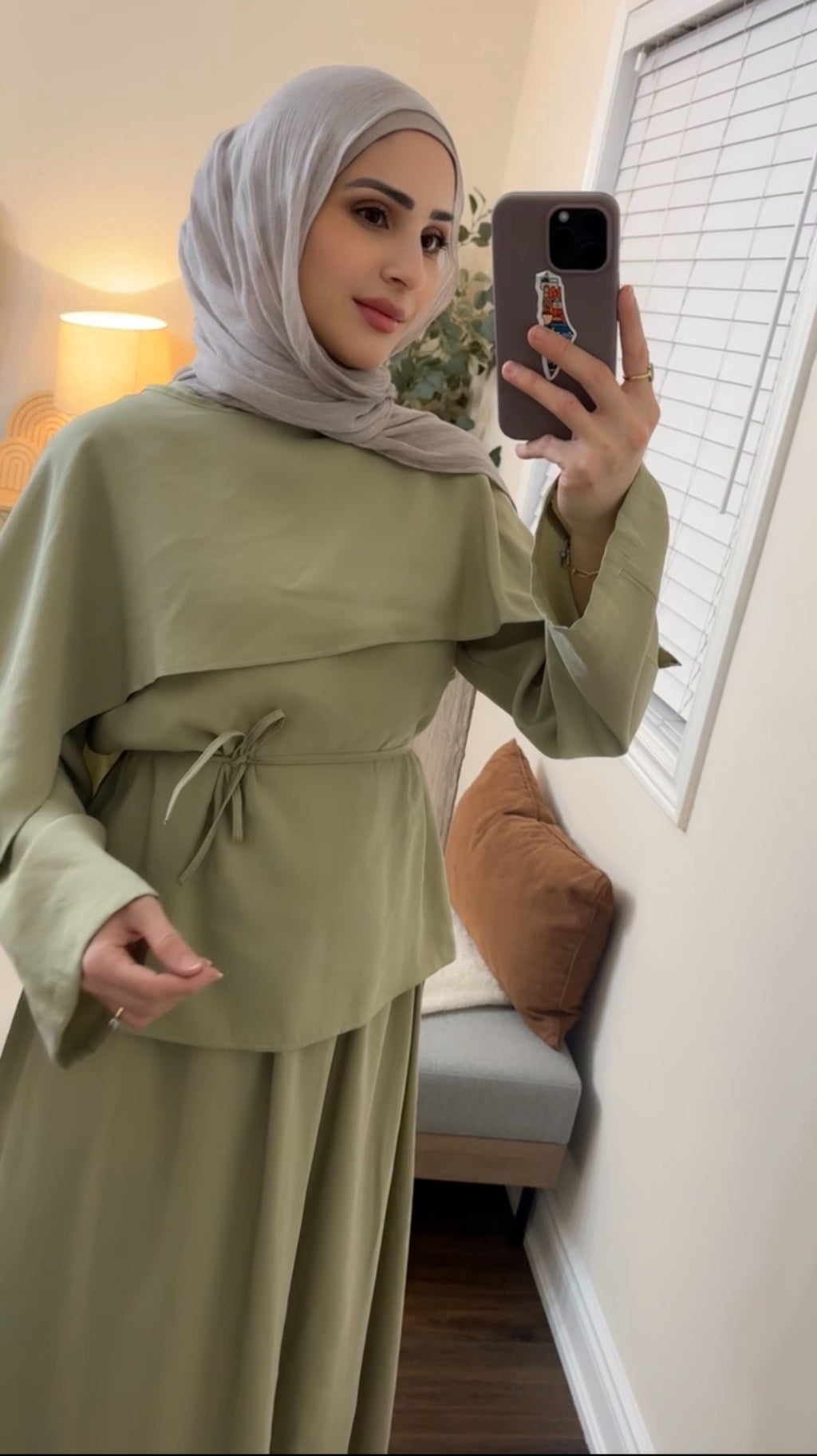 Alya Cape Skirt Set
