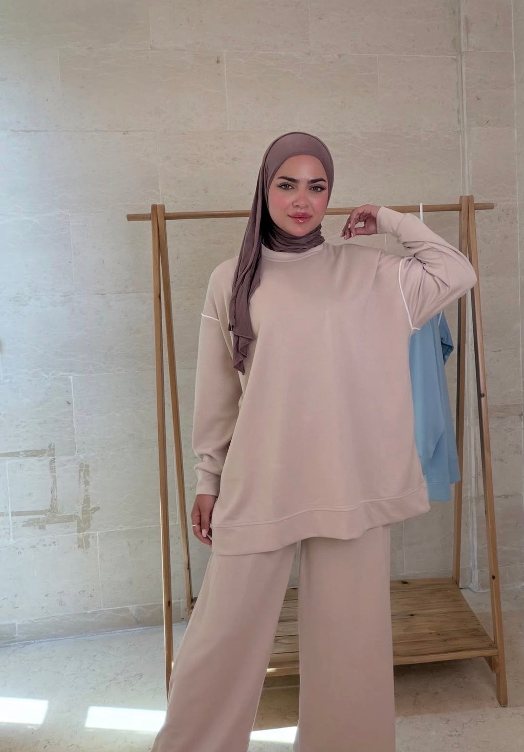 Oysho Sporty Tracksuit - Beige