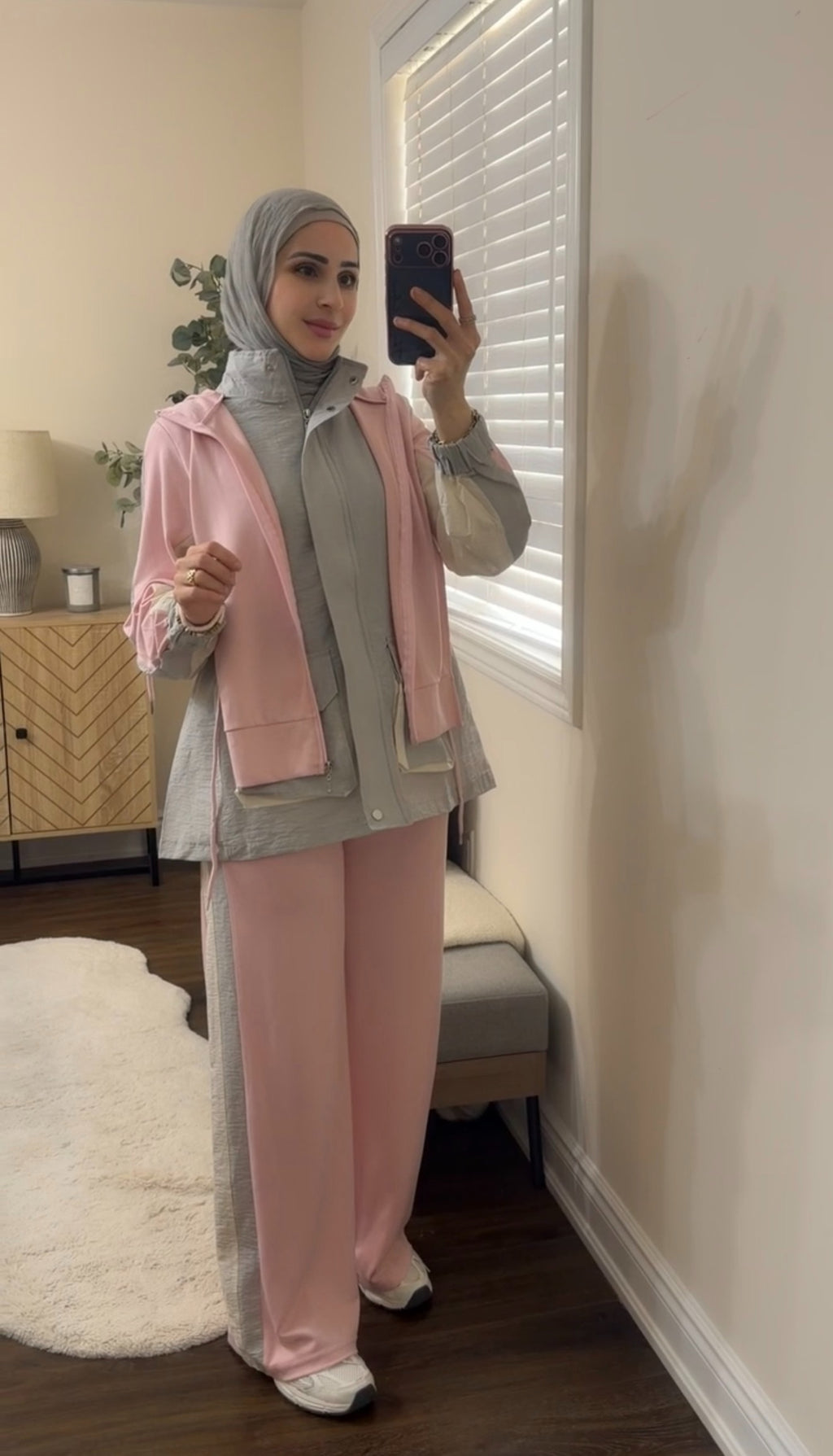Ayla Color-Block Hooded Trackset