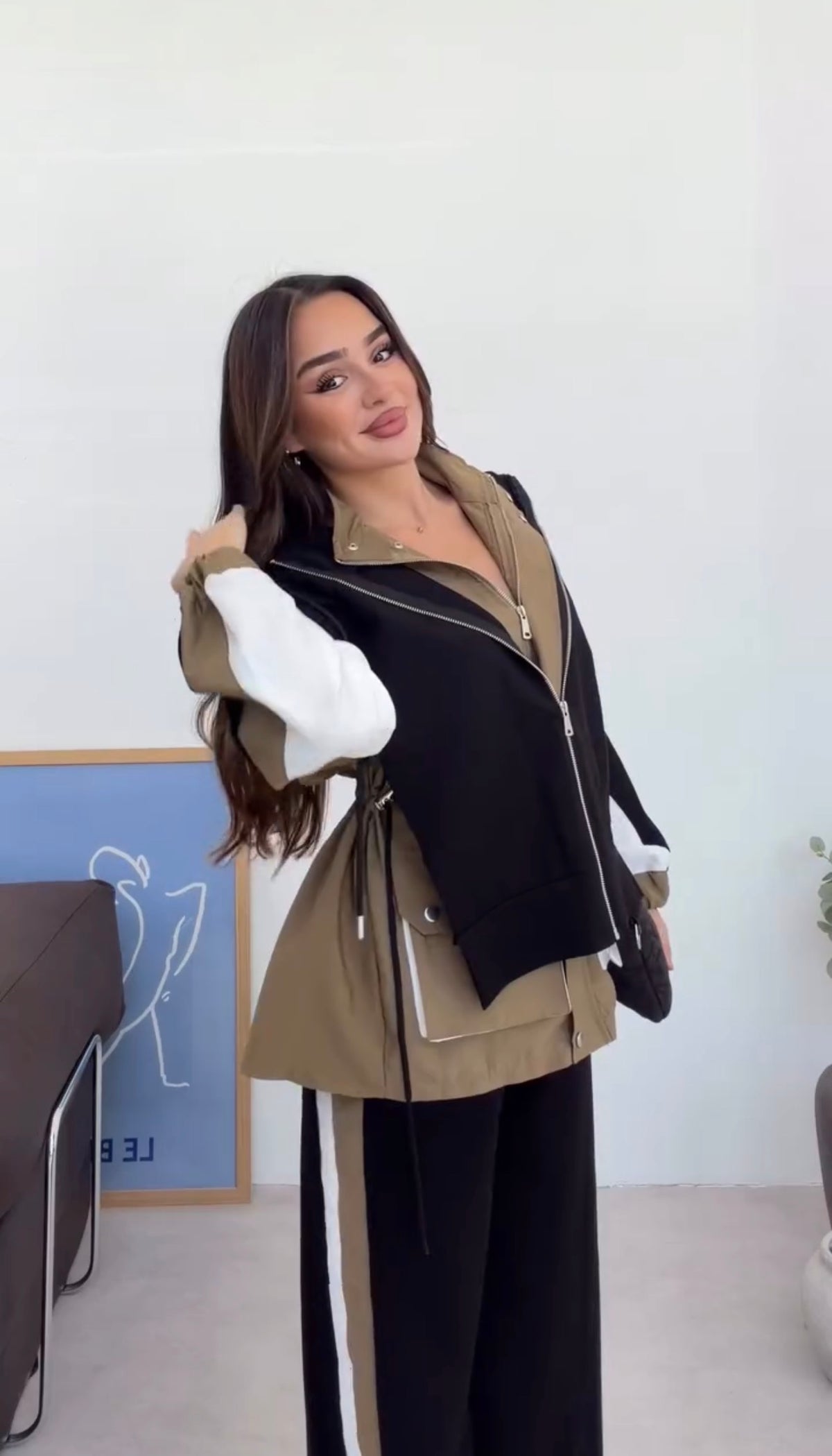 The Urban Motion Colorblock Set - Khaki