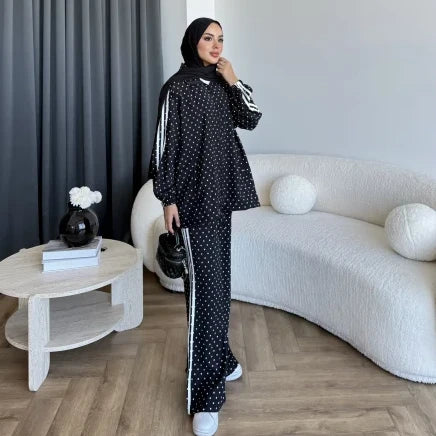 Polka Dot Athletic Co-Ord Set