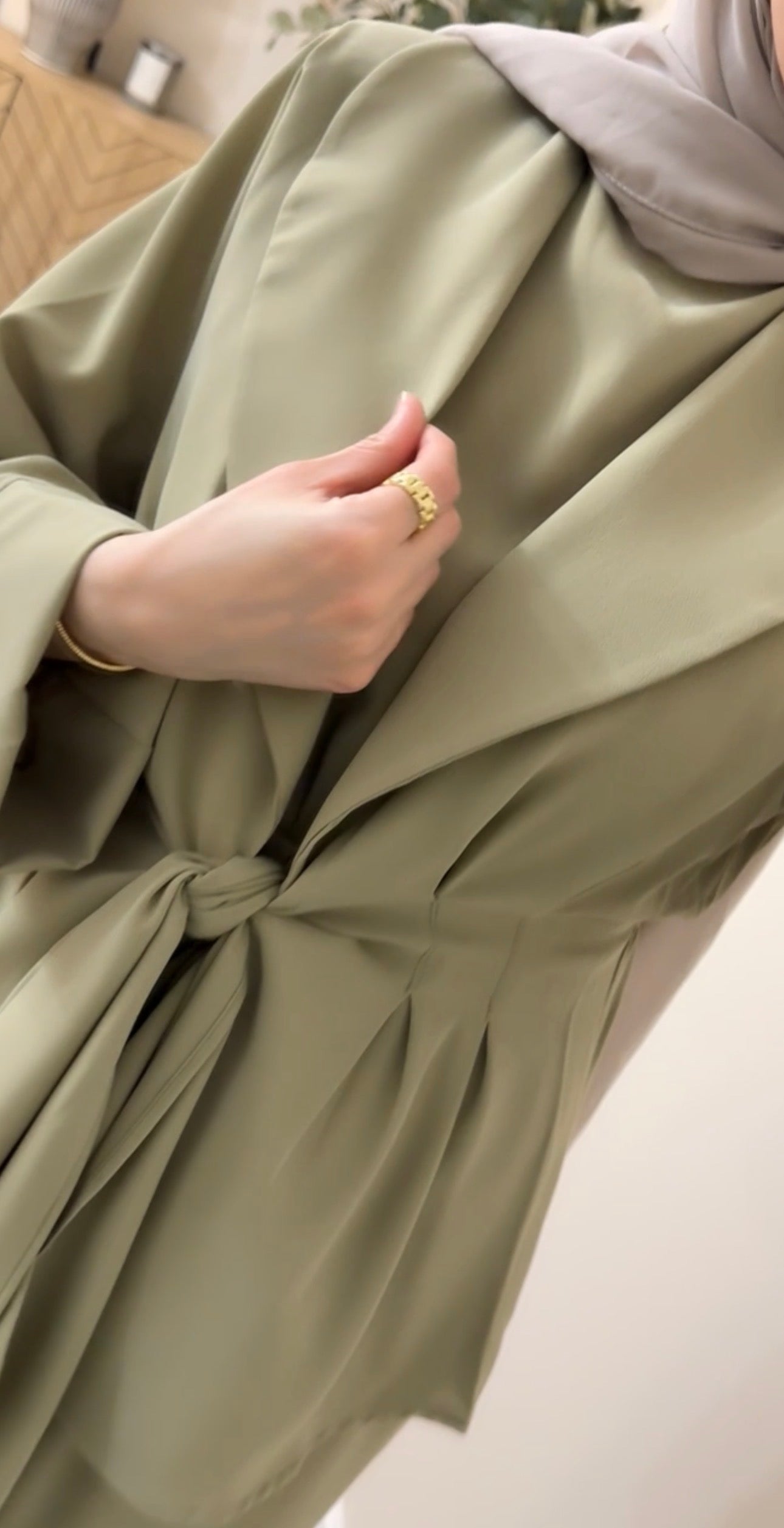 Safiya Tailored 3-Piece Set - Sage Green