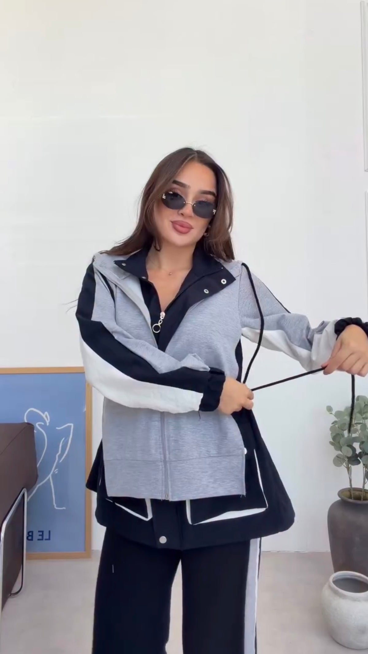 The Urban Motion Colorblock Set - Grey