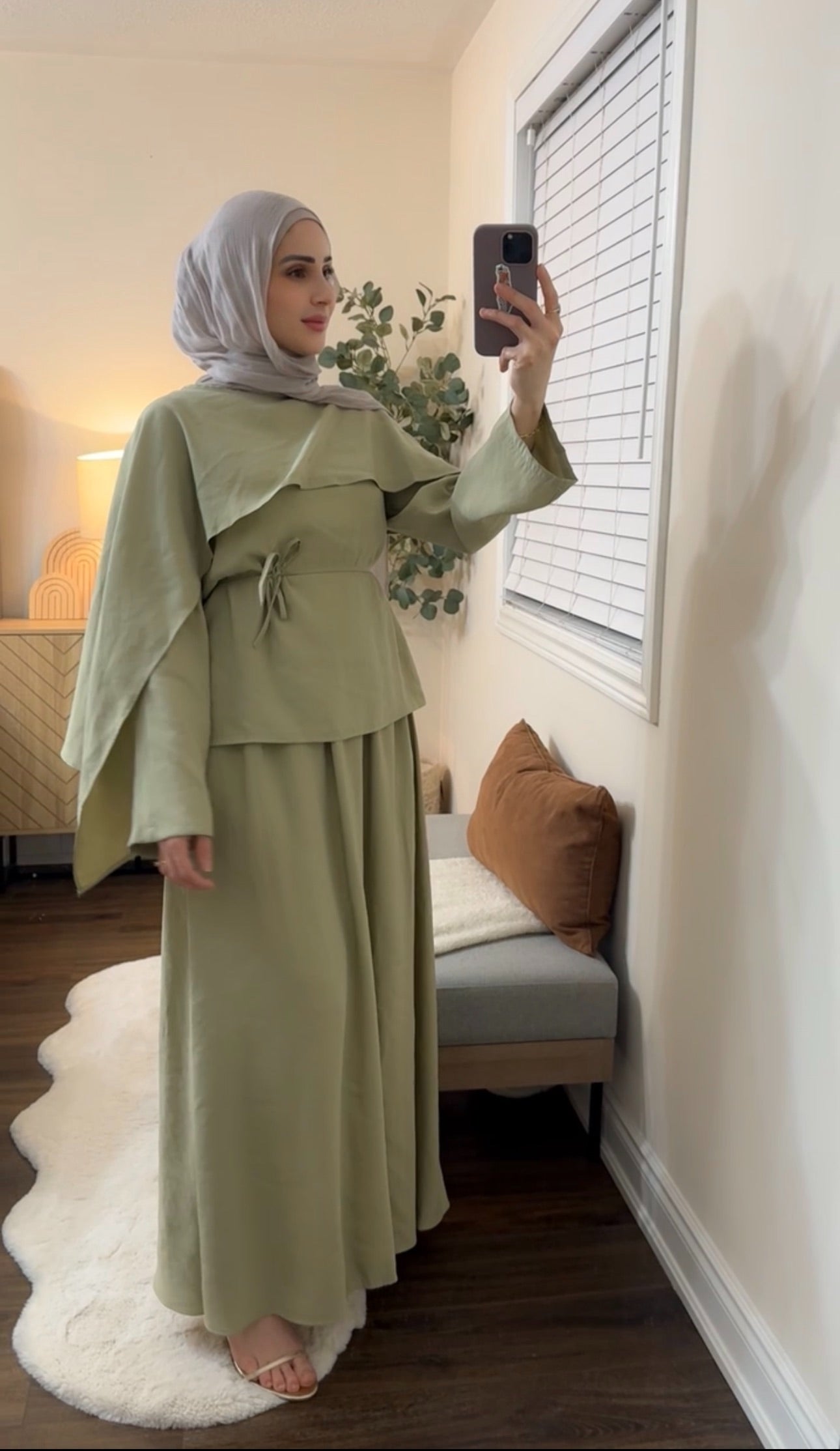 Alya Cape Skirt Set