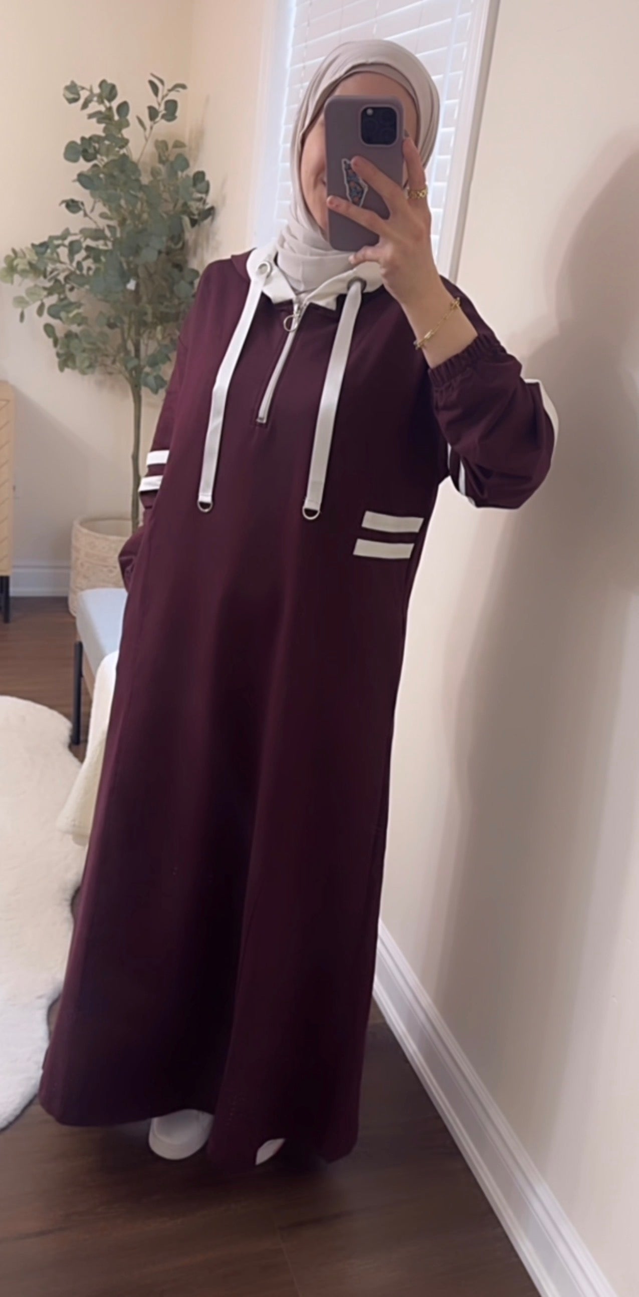 The Sporty Hoodie Maxi Dress