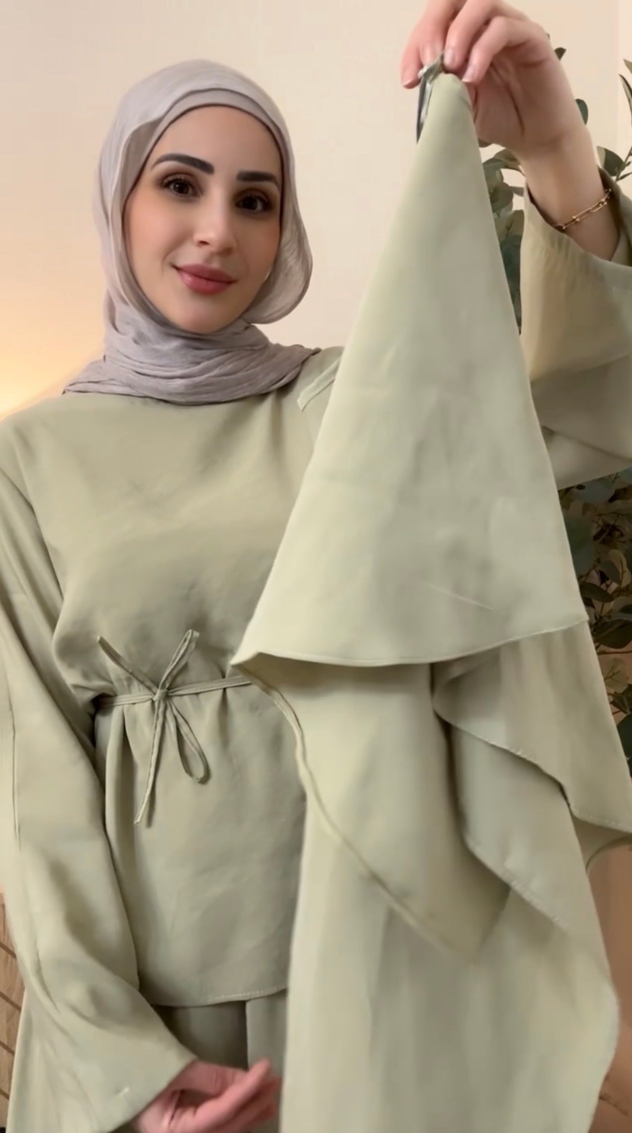 Alya Cape Skirt Set