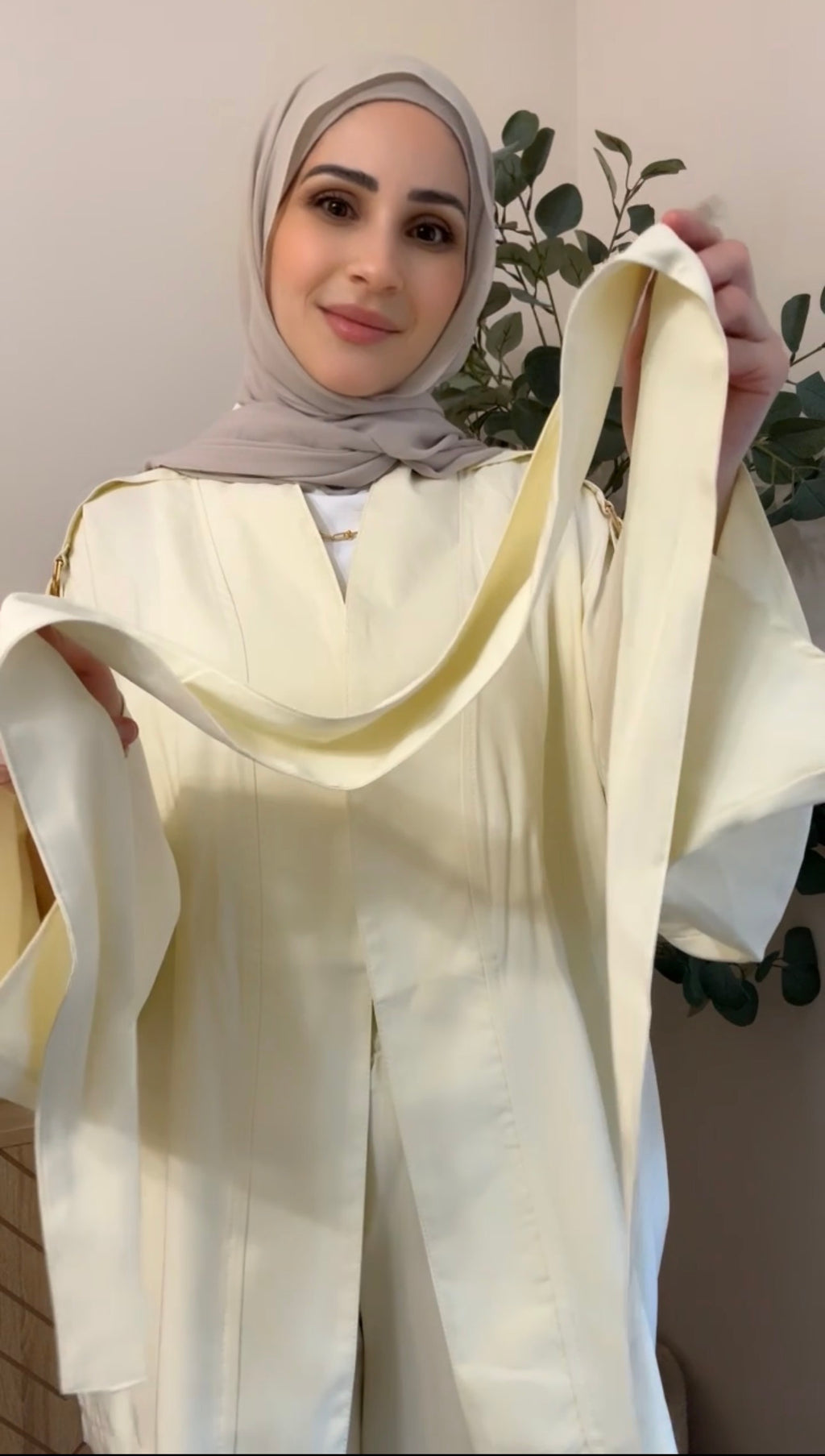 Zelda Butter Yellow 3-Piece Modest Set