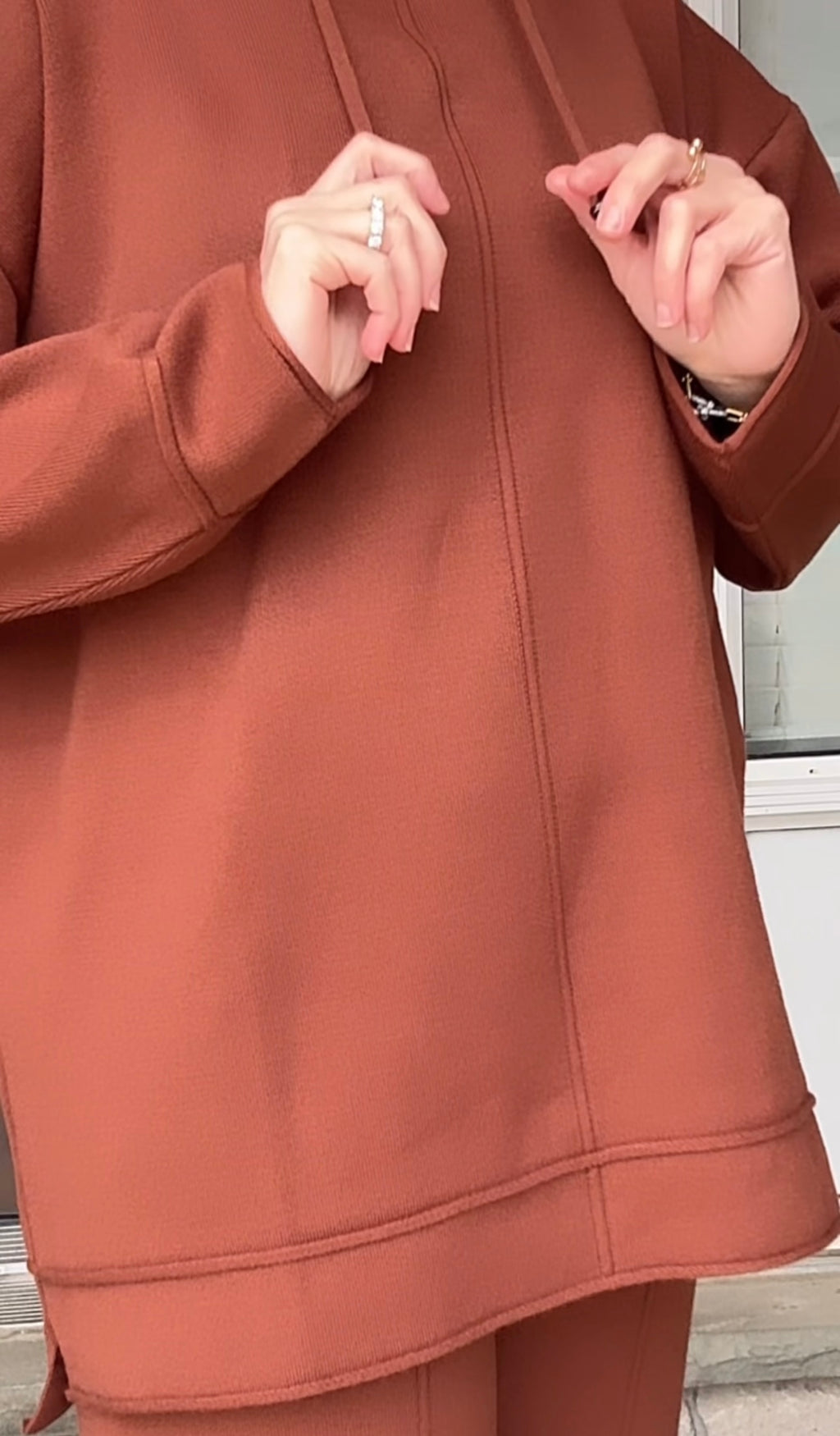 🍂 Rust Brown Cloud Knit Set image 4