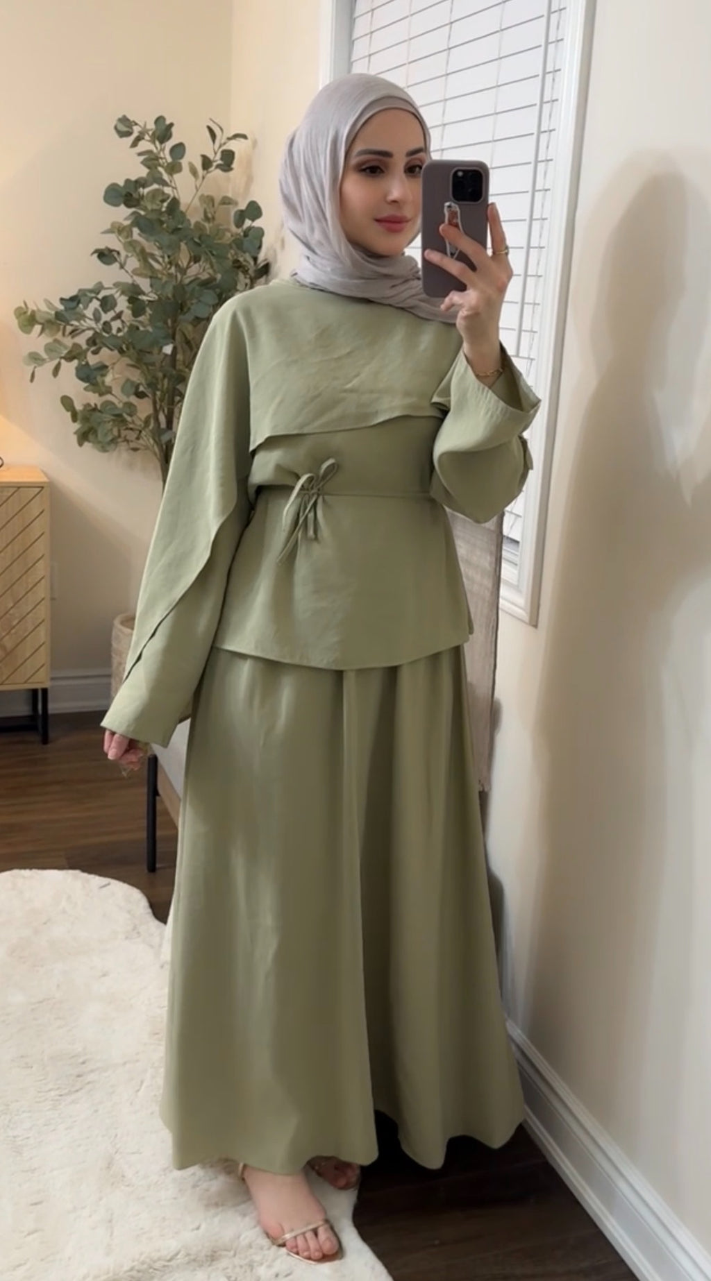 Alya Cape Skirt Set