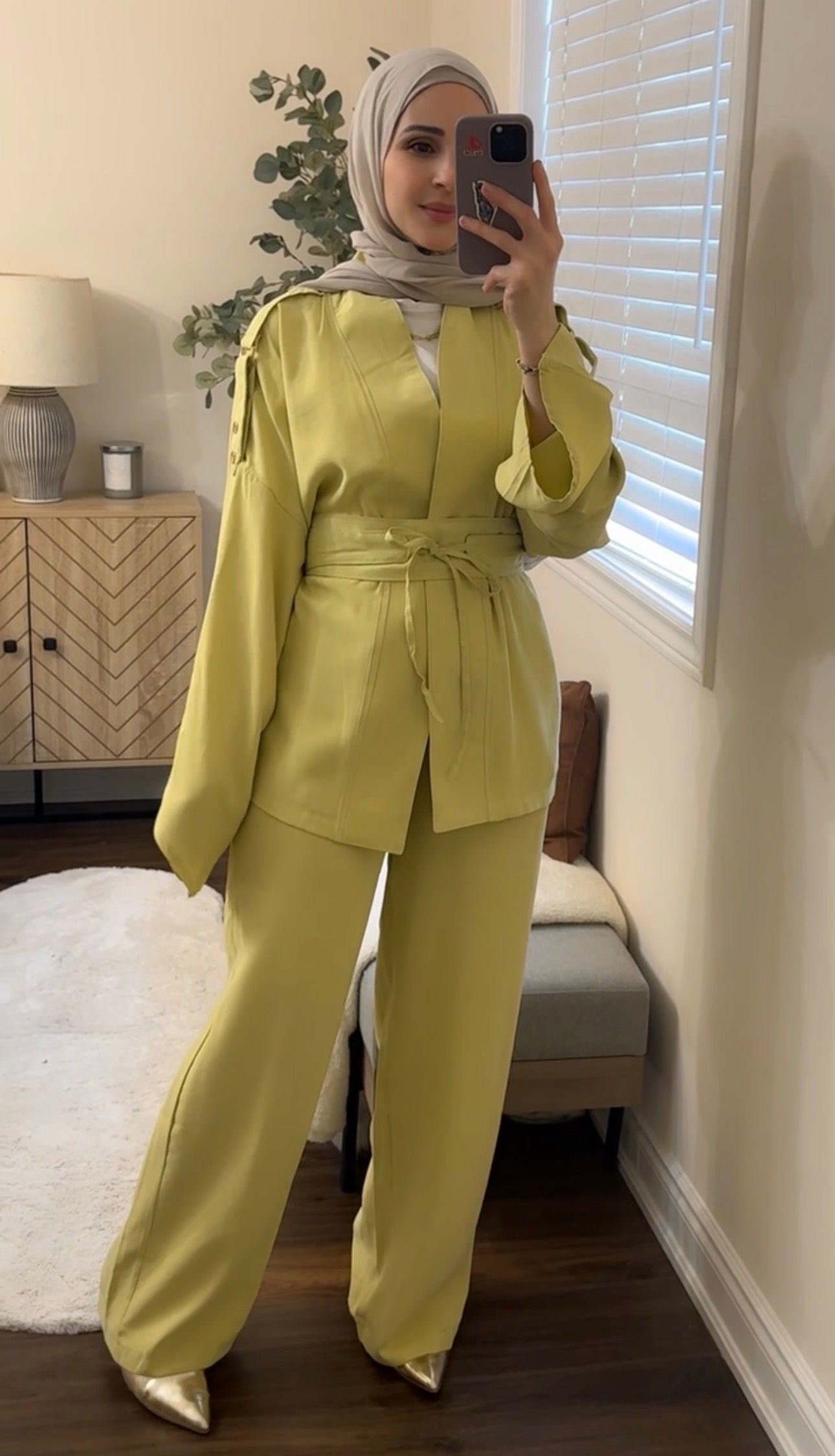 Zelda Lime 3-Piece Modest Set