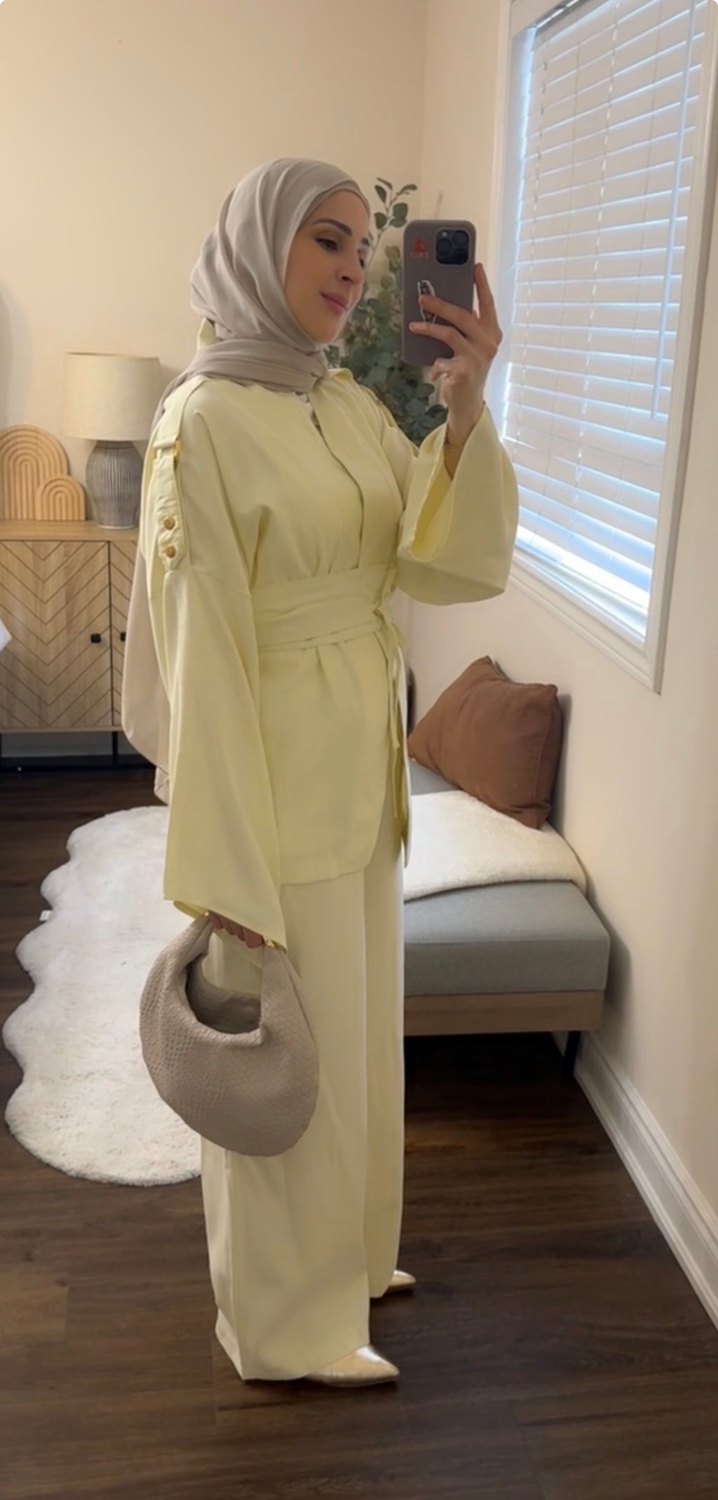 Zelda Butter Yellow 3-Piece Modest Set