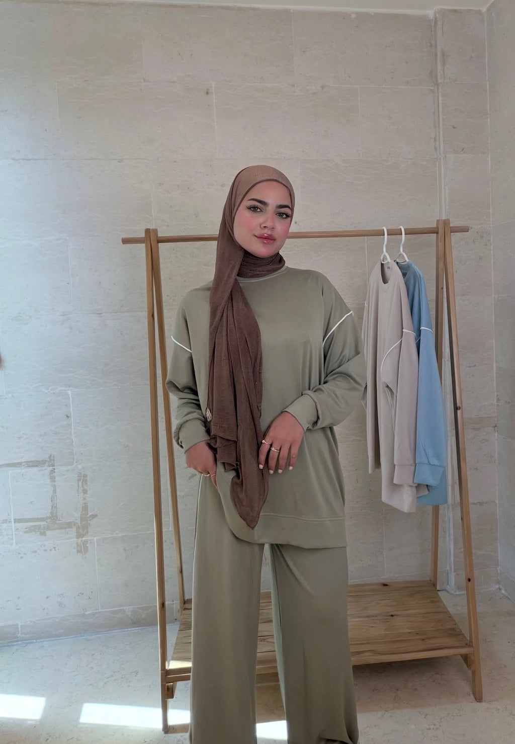 Oysho Sporty Tracksuit - Green