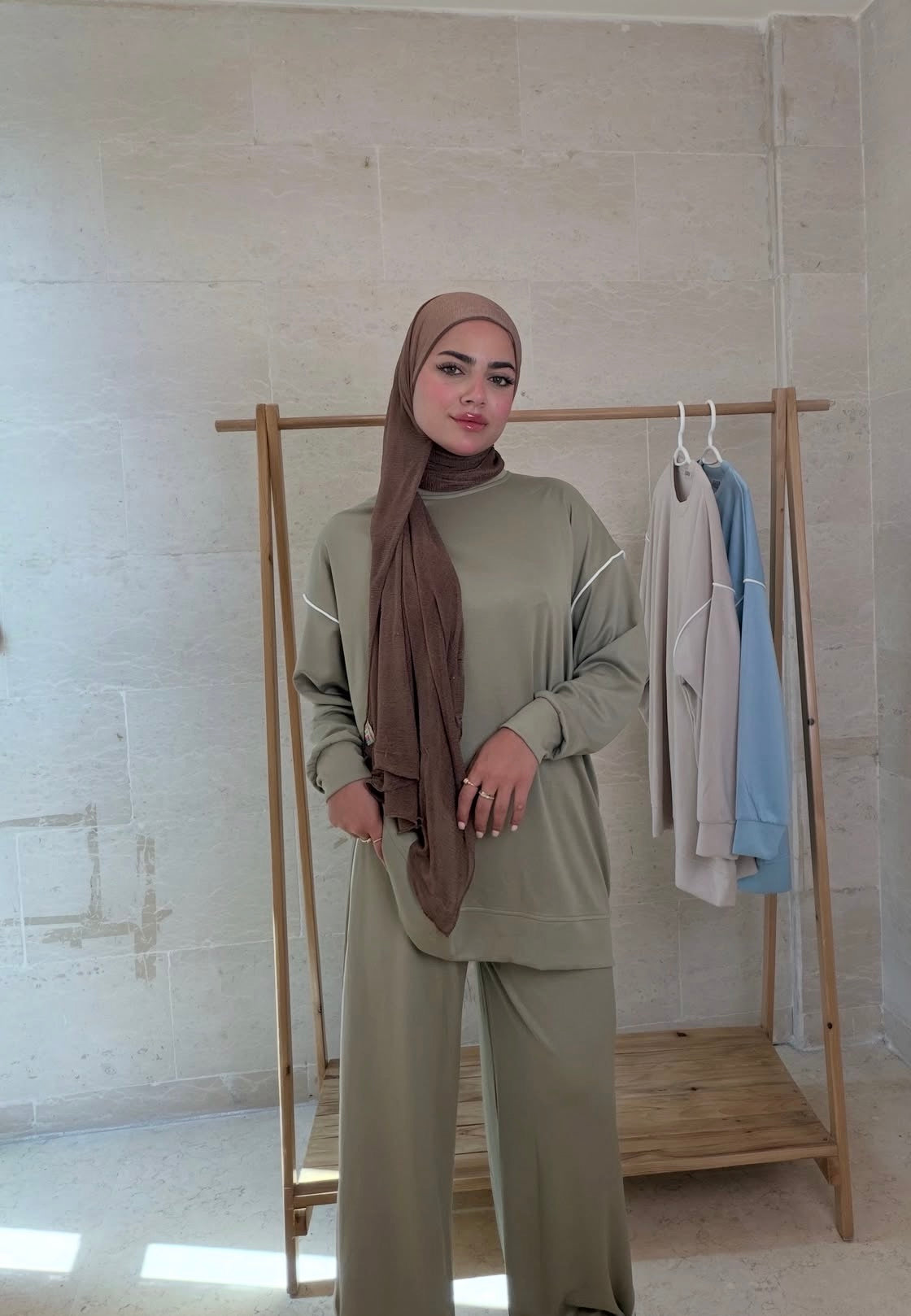 Oysho Sporty Tracksuit - Green