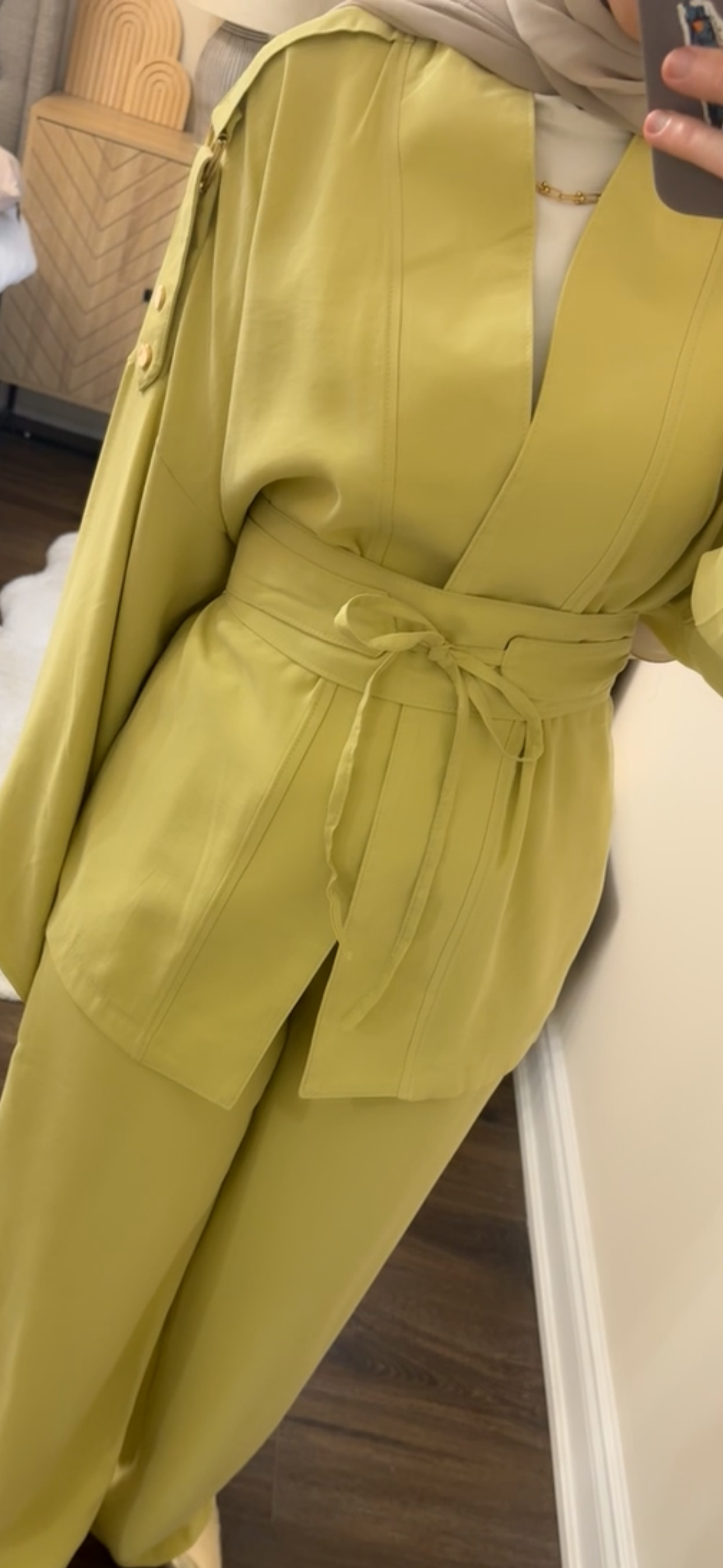 Zelda Lime 3-Piece Modest Set