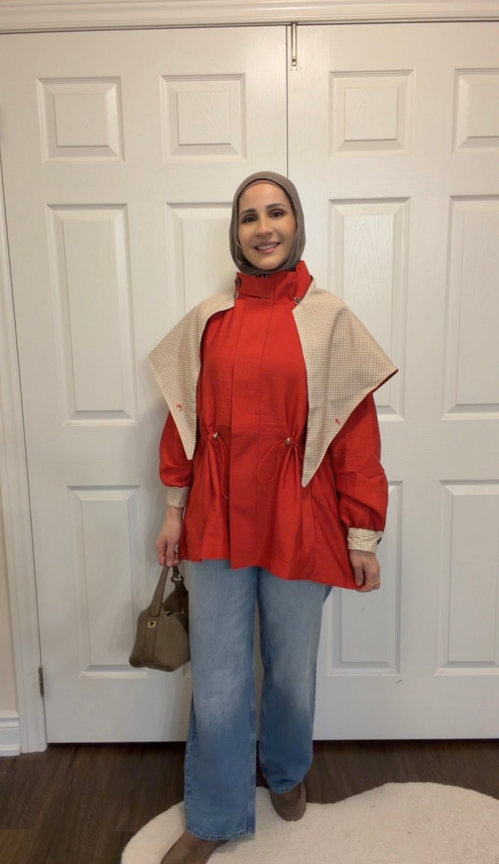 Cape Accent Red Jacket