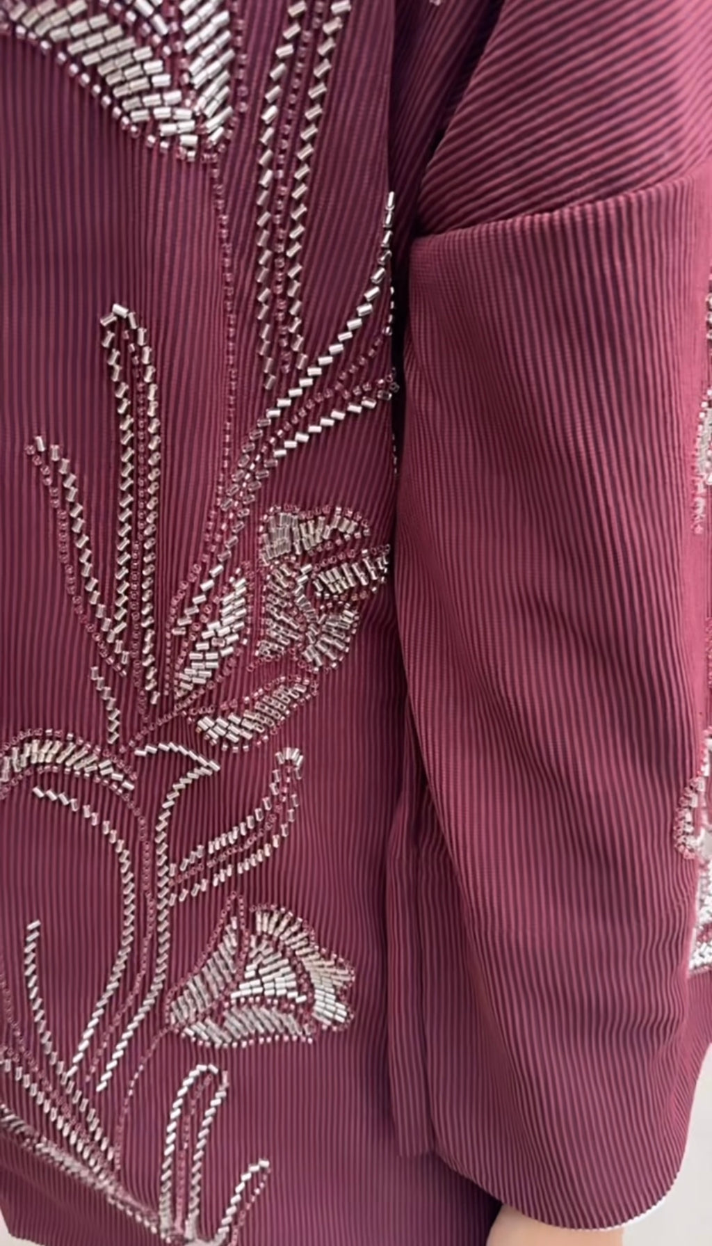 Burgundy Grace Embellished Set image 3