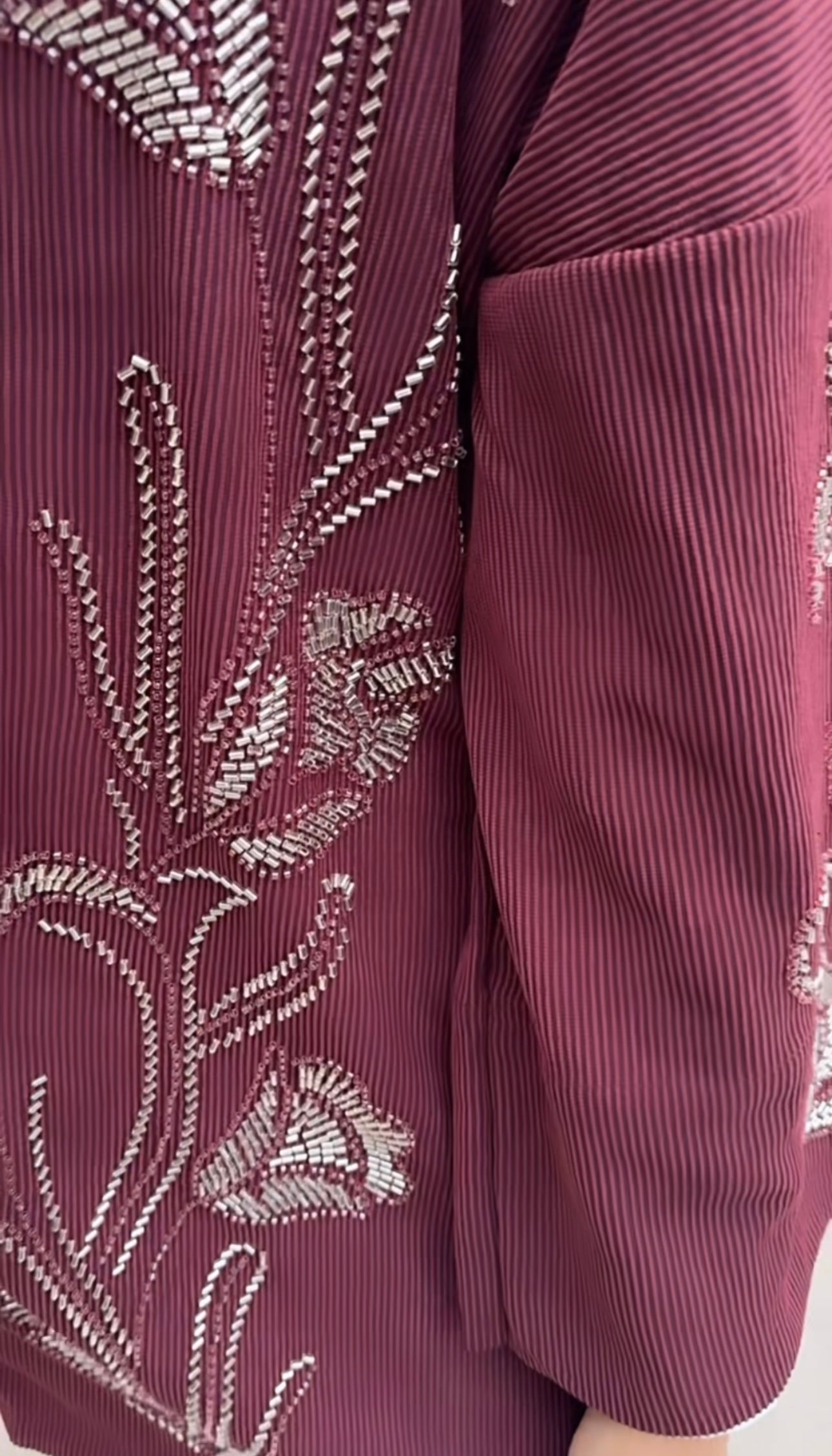 Burgundy Grace Embellished Set image 3