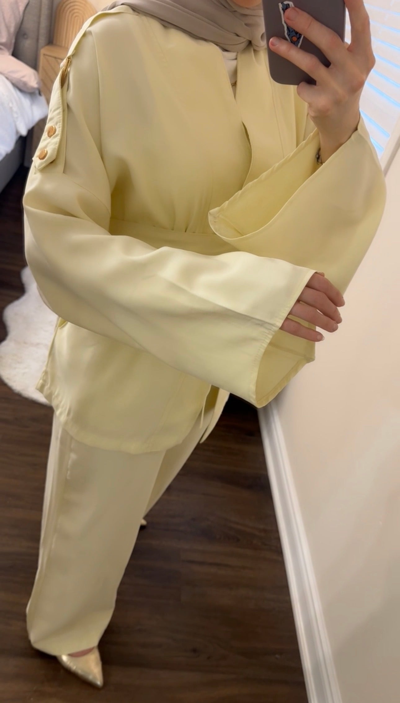 Zelda Butter Yellow 3-Piece Modest Set