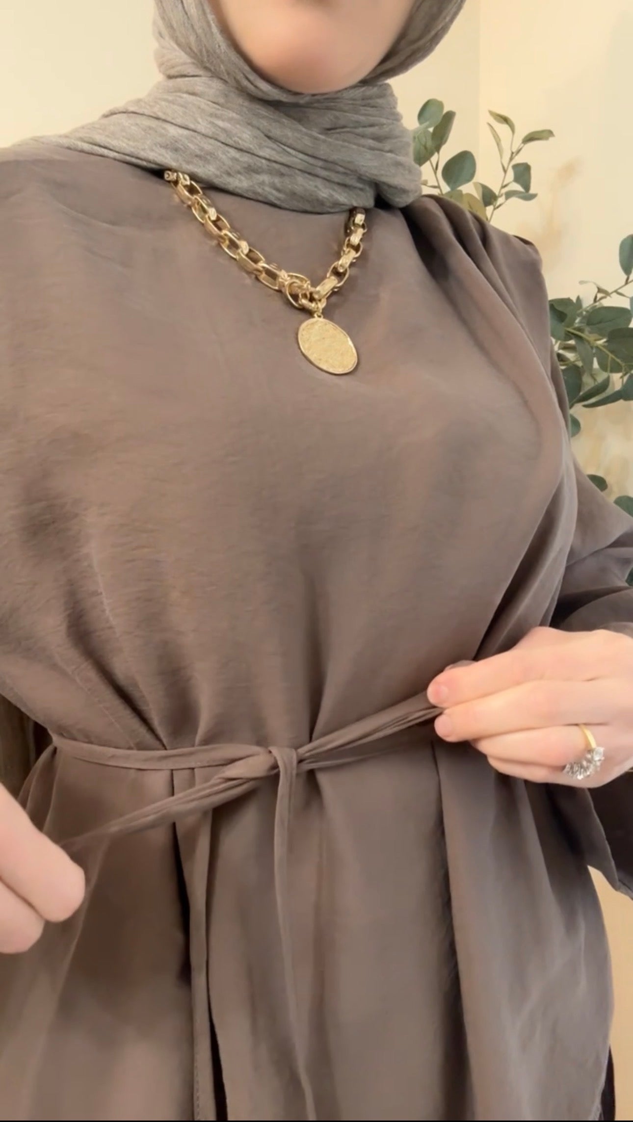 Mocha Breeze Oversized Co-ord