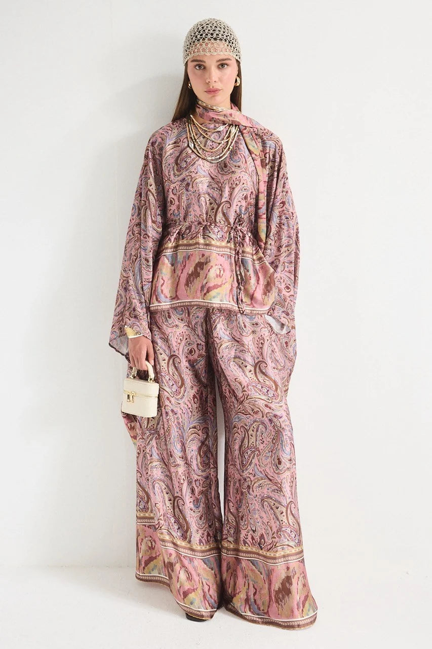 The Sultan Paisley Satin Butterfly Set