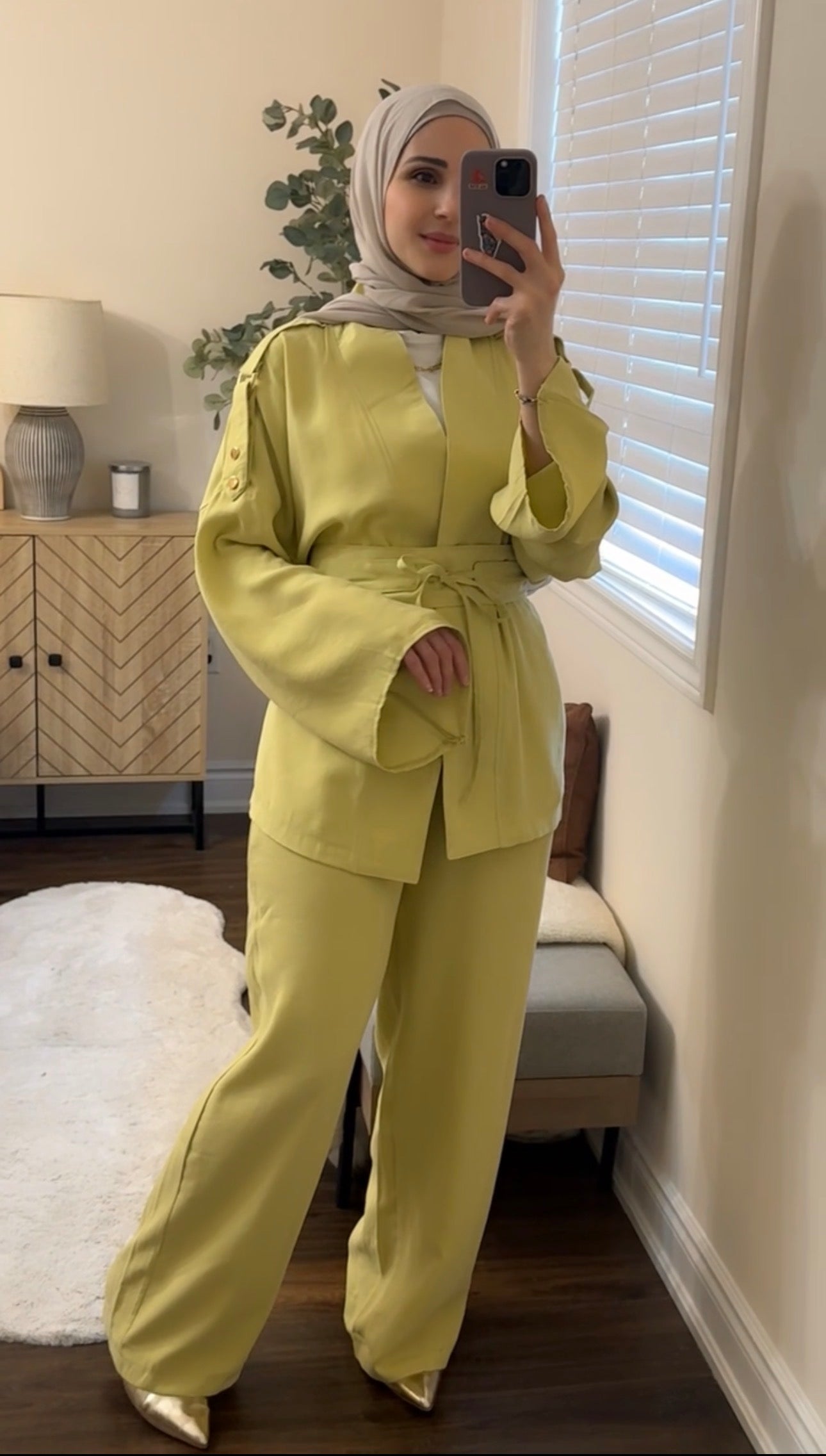 Zelda Lime 3-Piece Modest Set