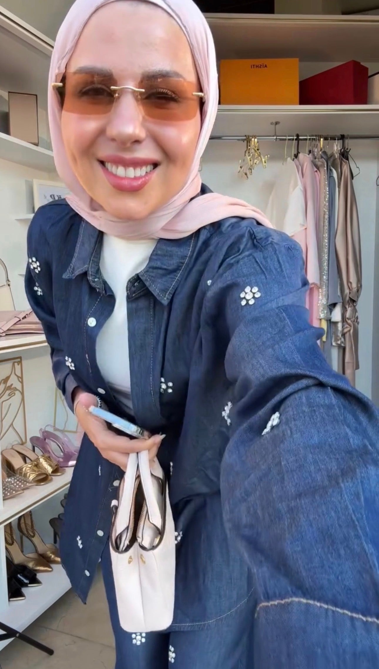 Tencel Bloom Ensemble - Dark Blue Denim