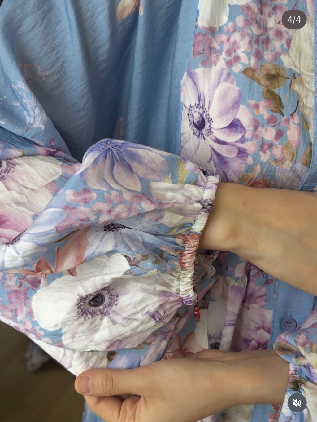 Summer Breeze Maxi Dress - Sky Blue Floral