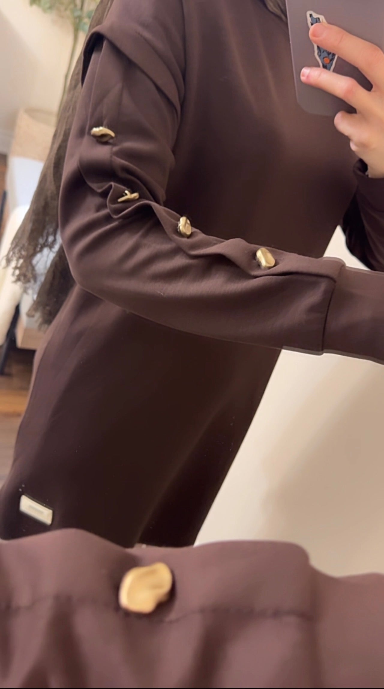 Chocolate Brown Long Tunic Set