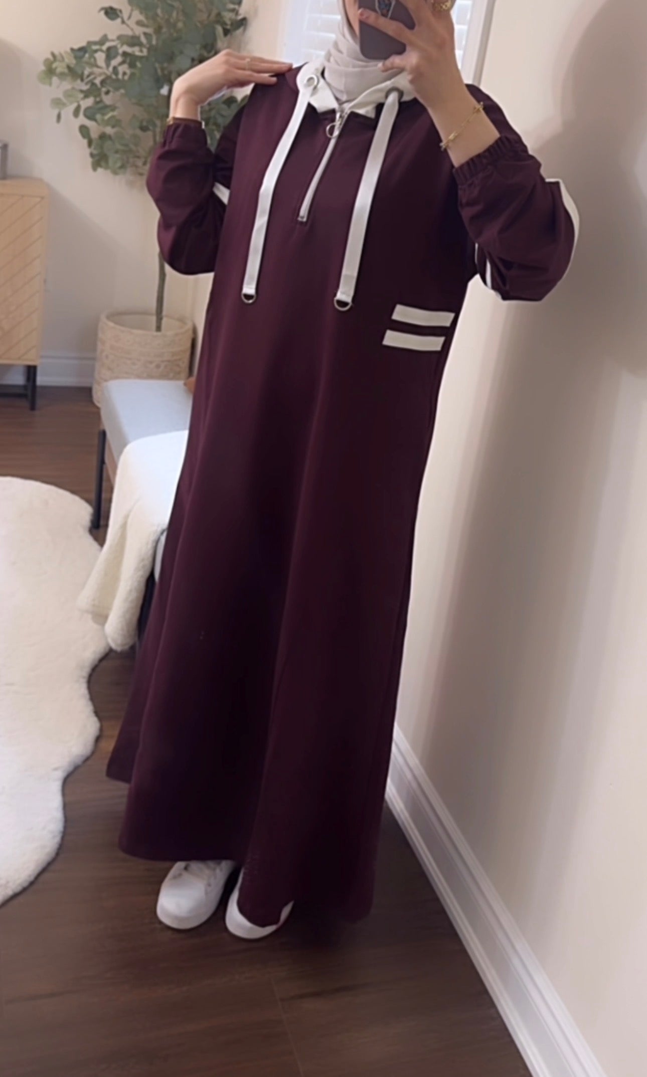 The Sporty Hoodie Maxi Dress