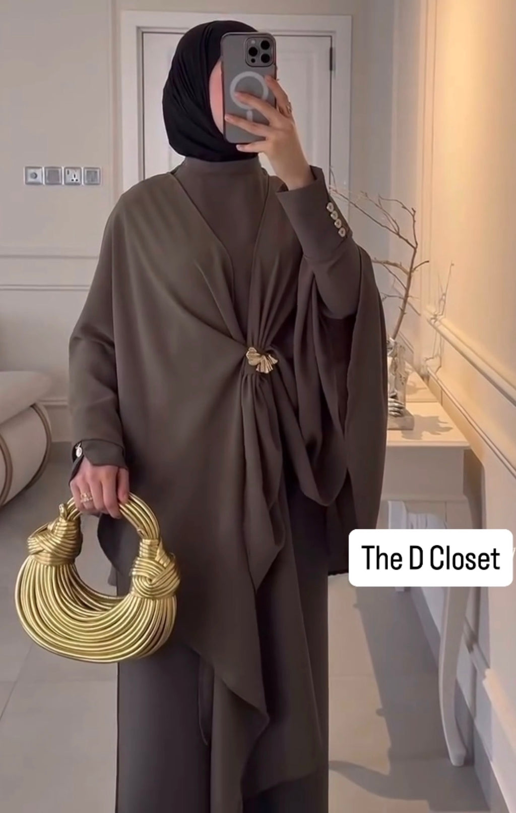 The Monarch Drape Set - Dark Brown