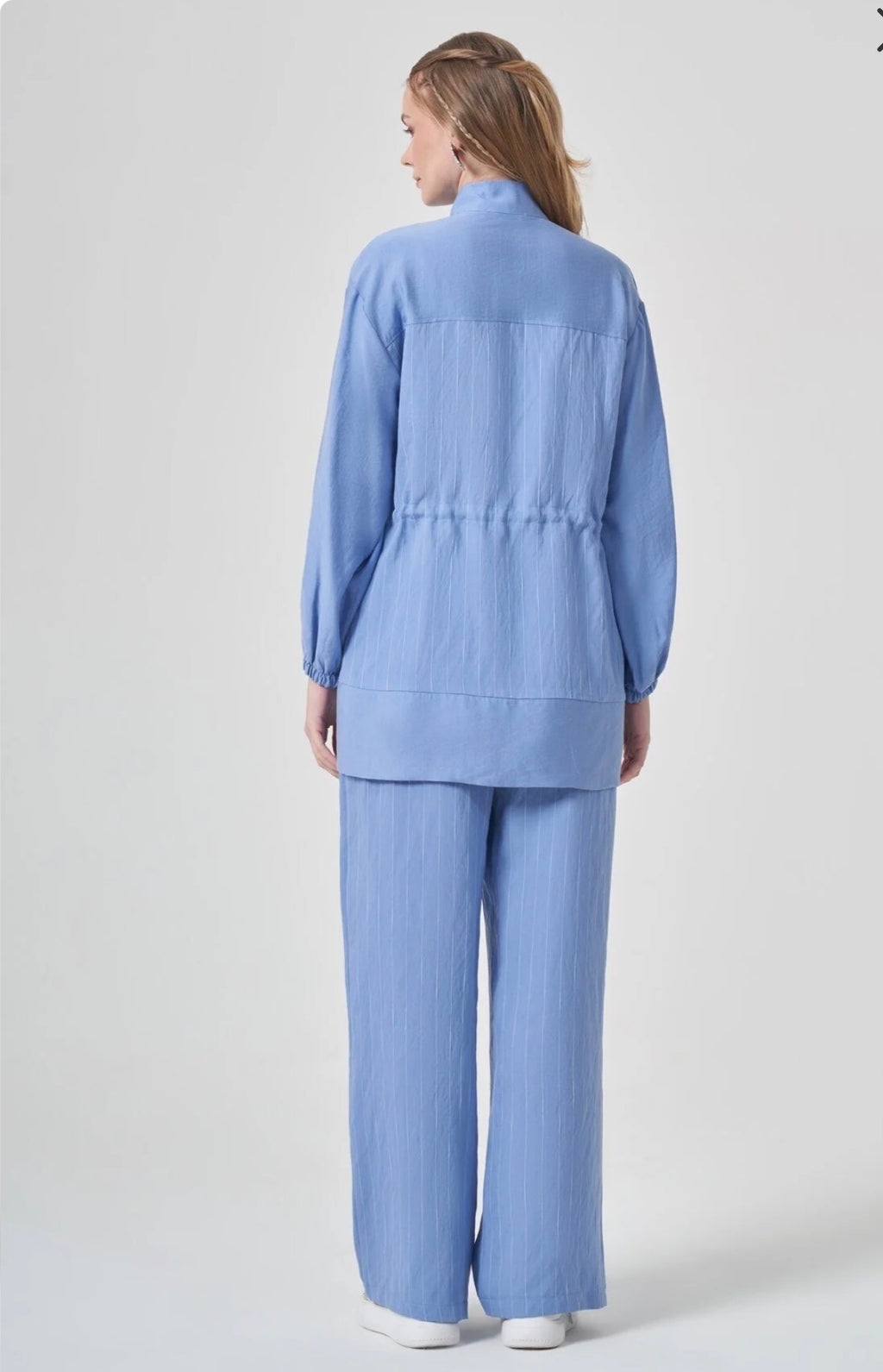 Women's Stone Detailed Begonia Set - Blue