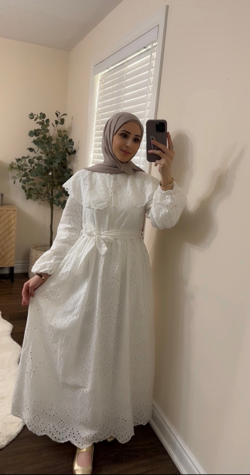 Yasmin Summer Dress - White