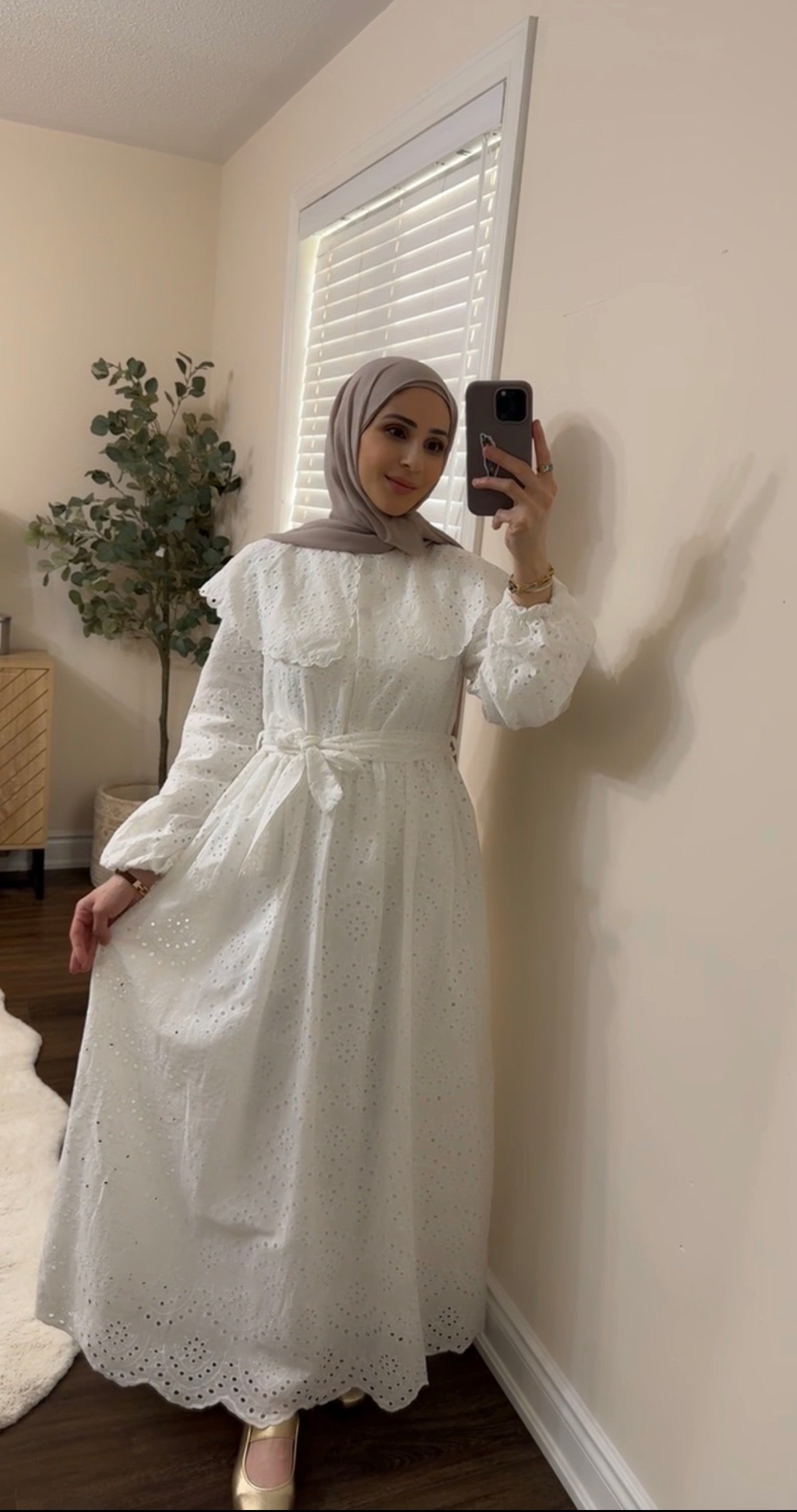 Yasmin Summer Dress - White