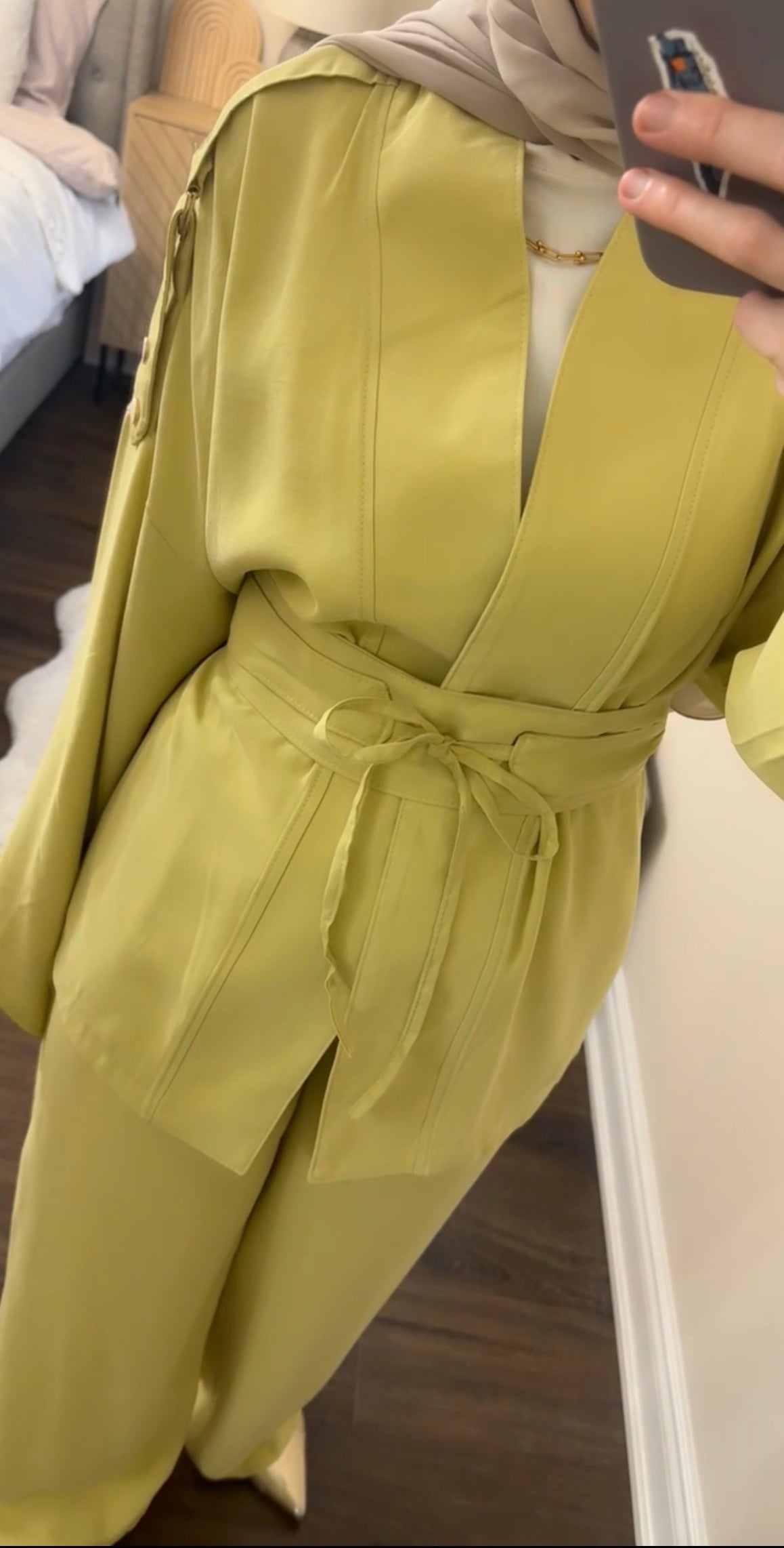 Zelda Lime 3-Piece Modest Set