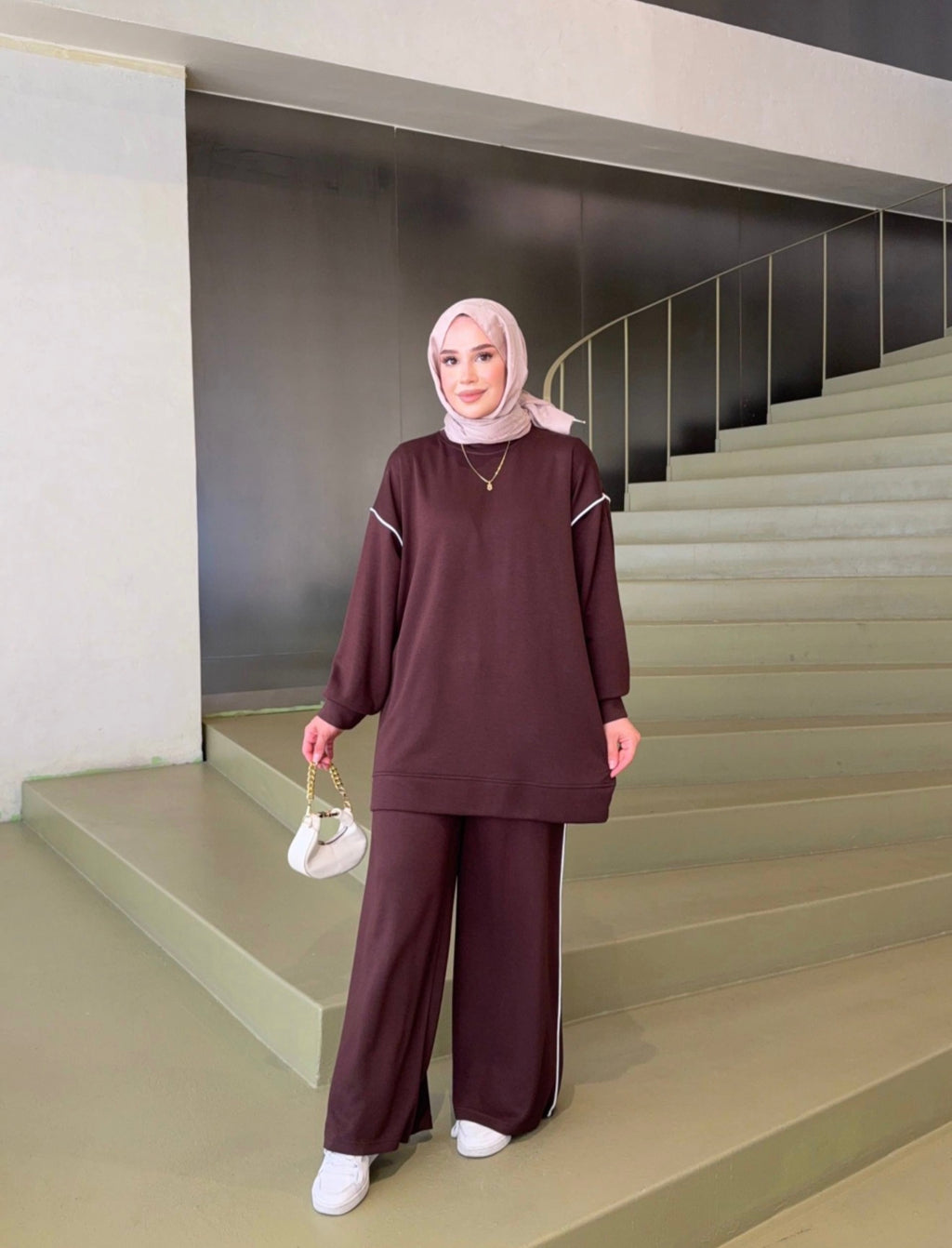 Oysho Sporty Tracksuit - Brown