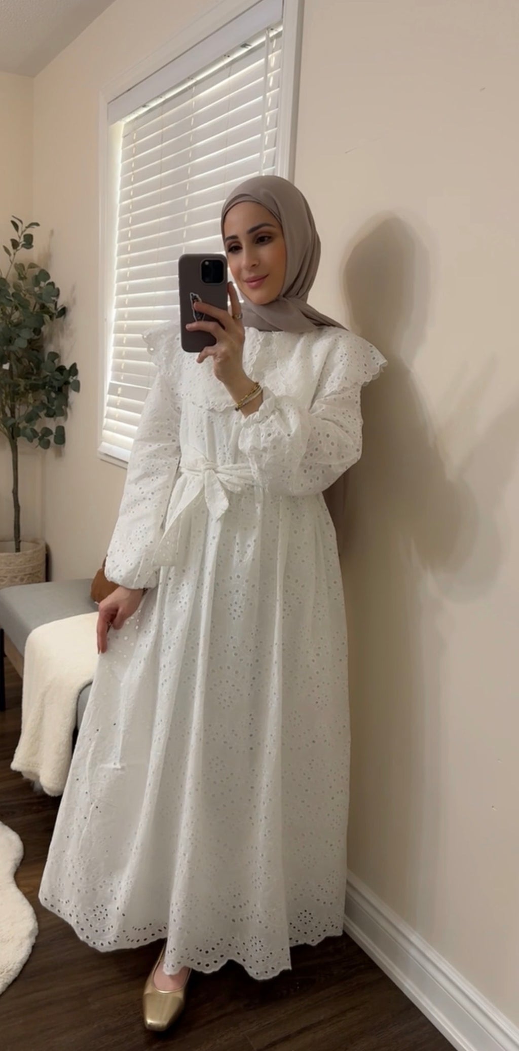 Yasmin Summer Dress - White
