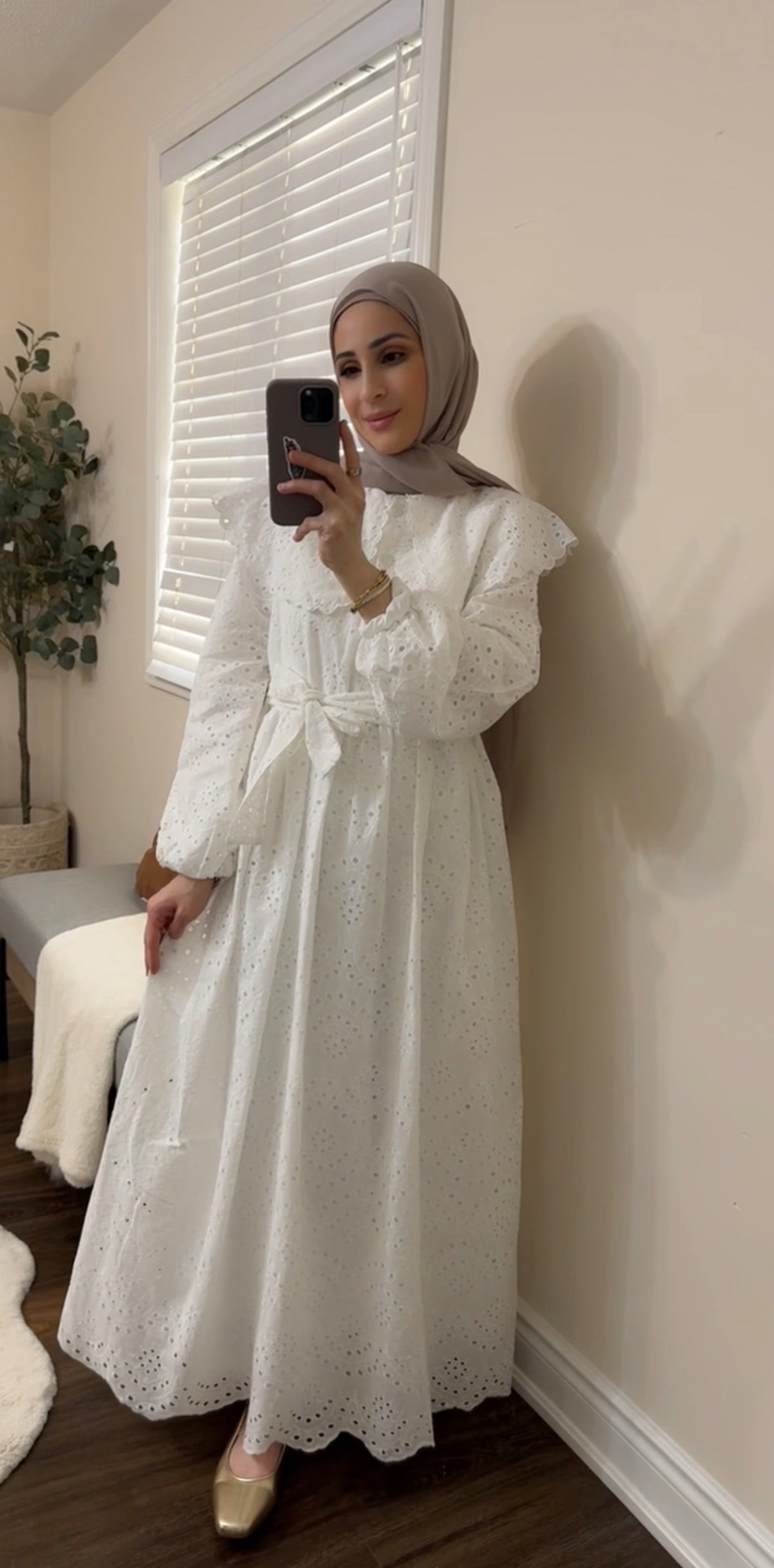 Yasmin Summer Dress - White
