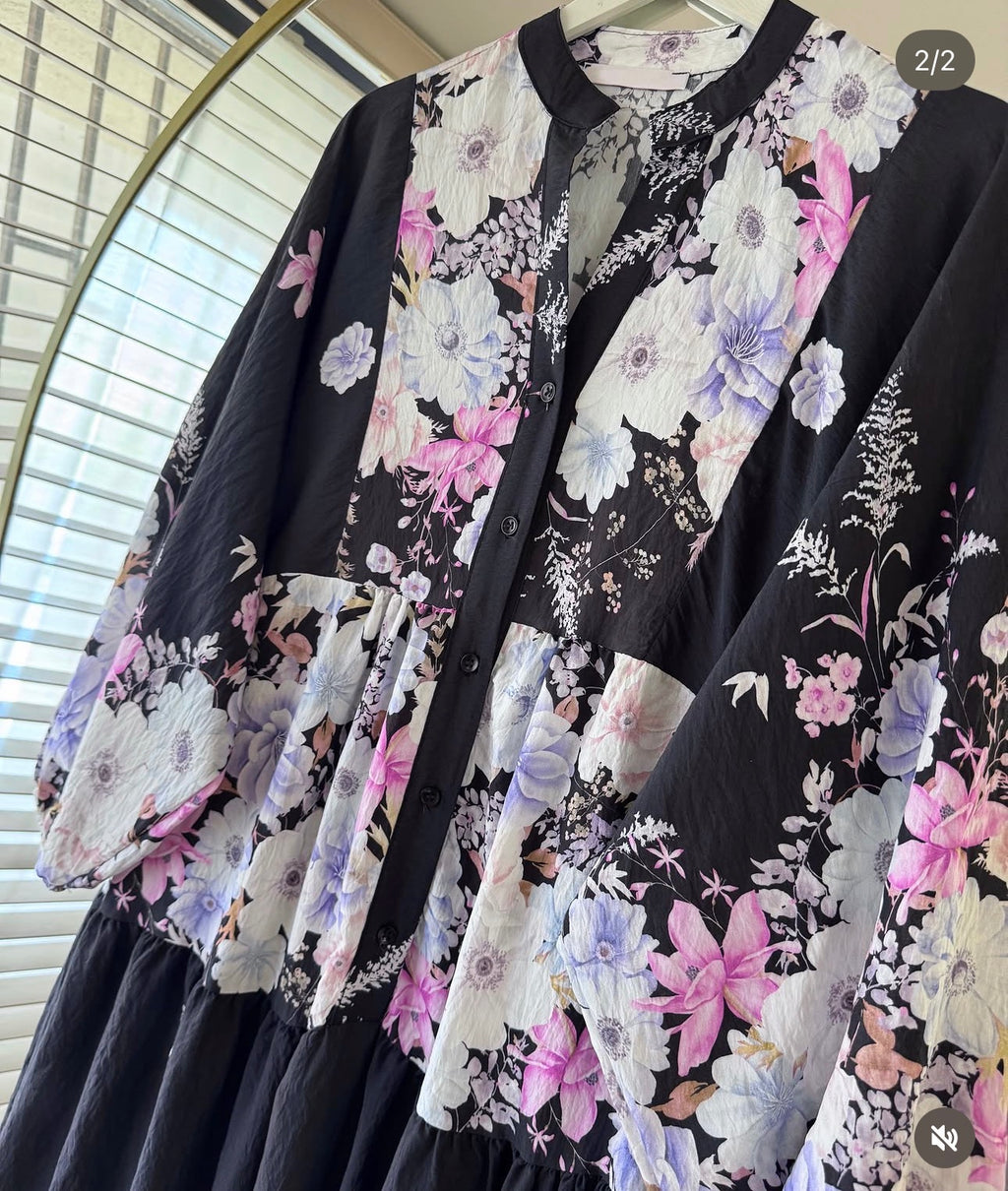 Oversized Lightweight Floral Summer Dress