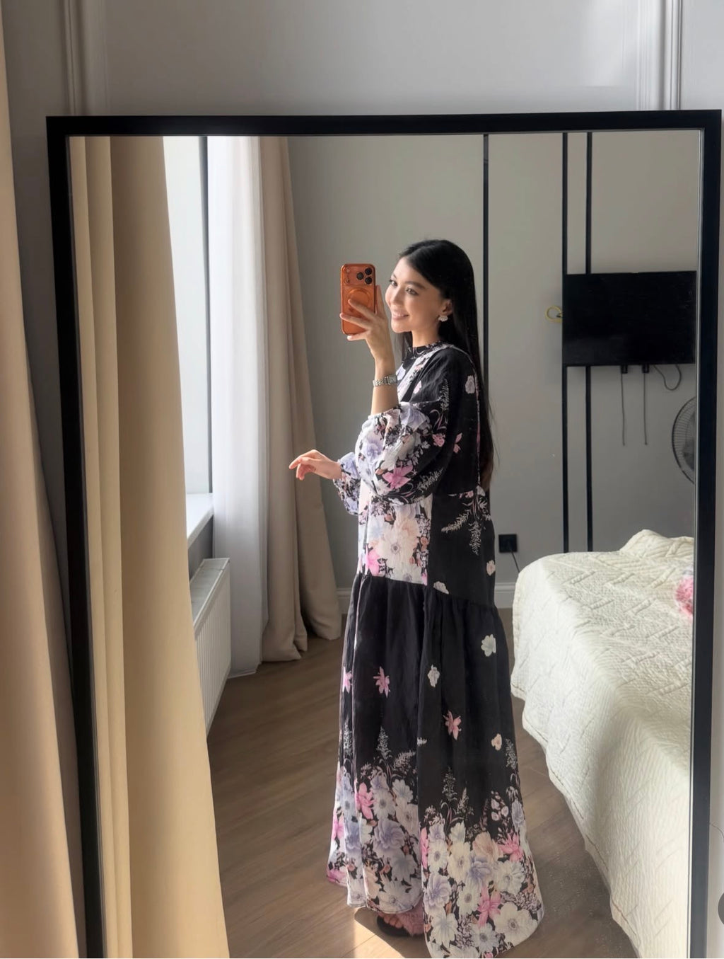 Oversized Lightweight Floral Summer Dress