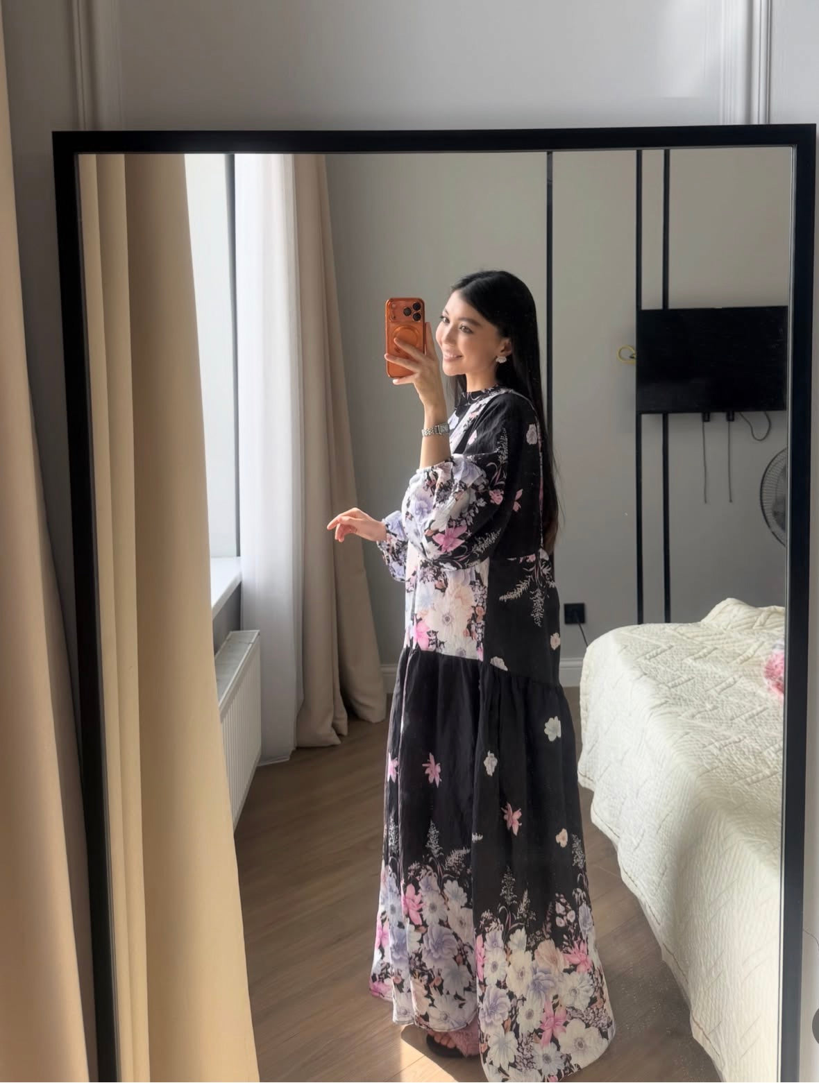 Oversized Lightweight Floral Summer Dress