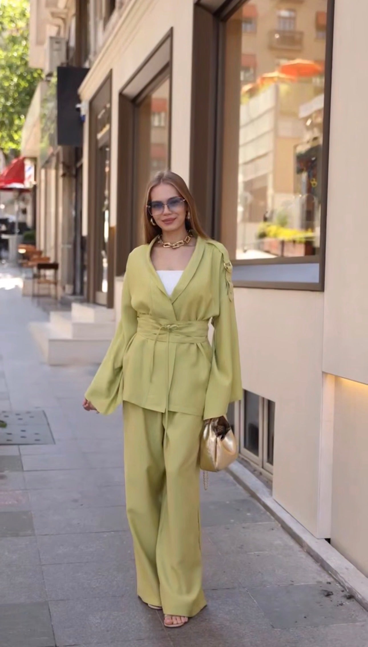 Zelda Lime 3-Piece Modest Set