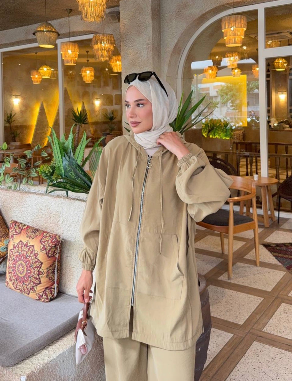 Casual Comfort Wide-Leg Set - Light Musturd