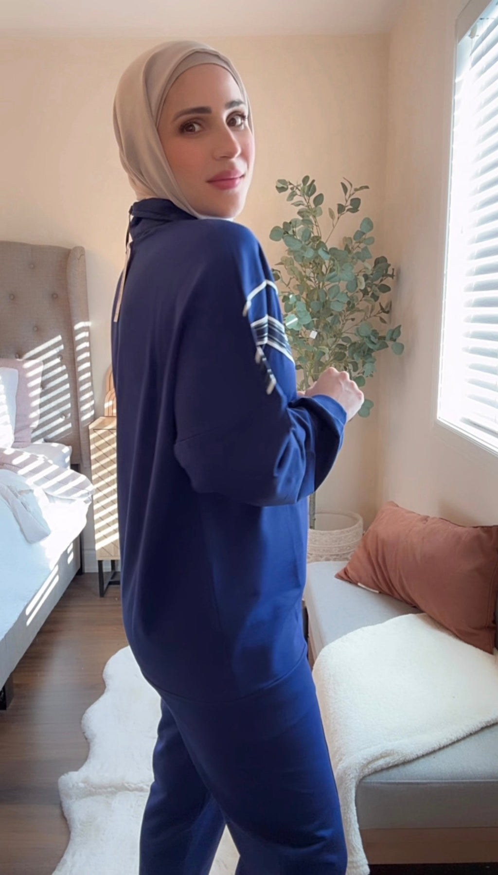 Blue Cotton Tracksuit