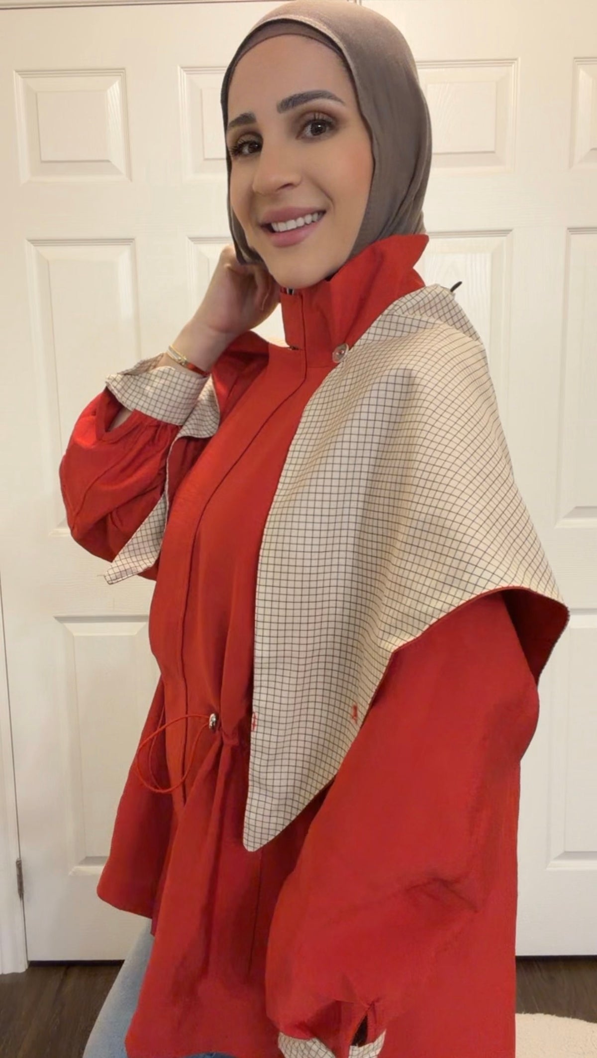 Cape Accent Red Jacket