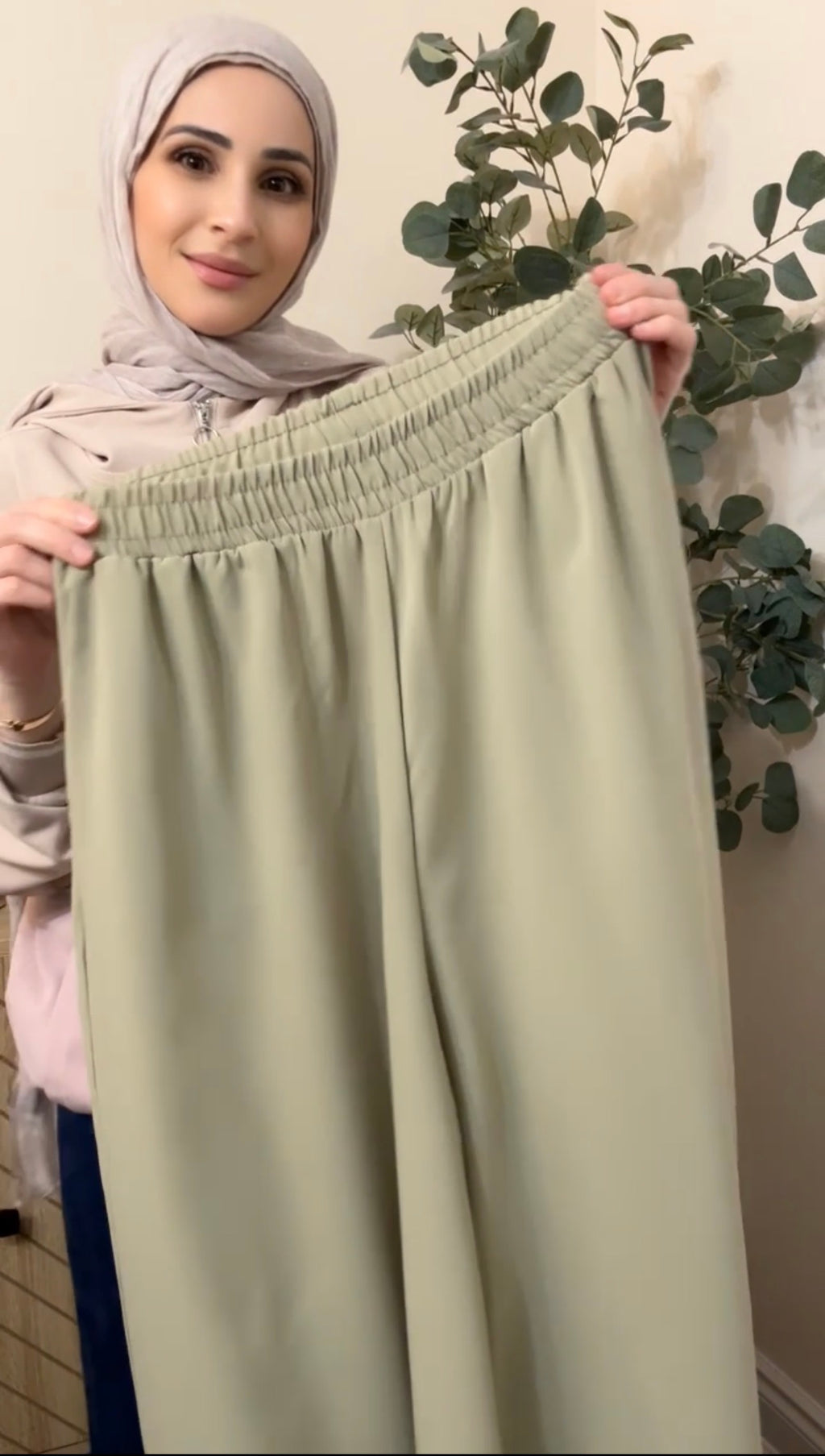 Safiya Tailored 3-Piece Set - Sage Green