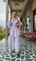 ONUK Two-Piece Modest Co-Ord Set - Lavender