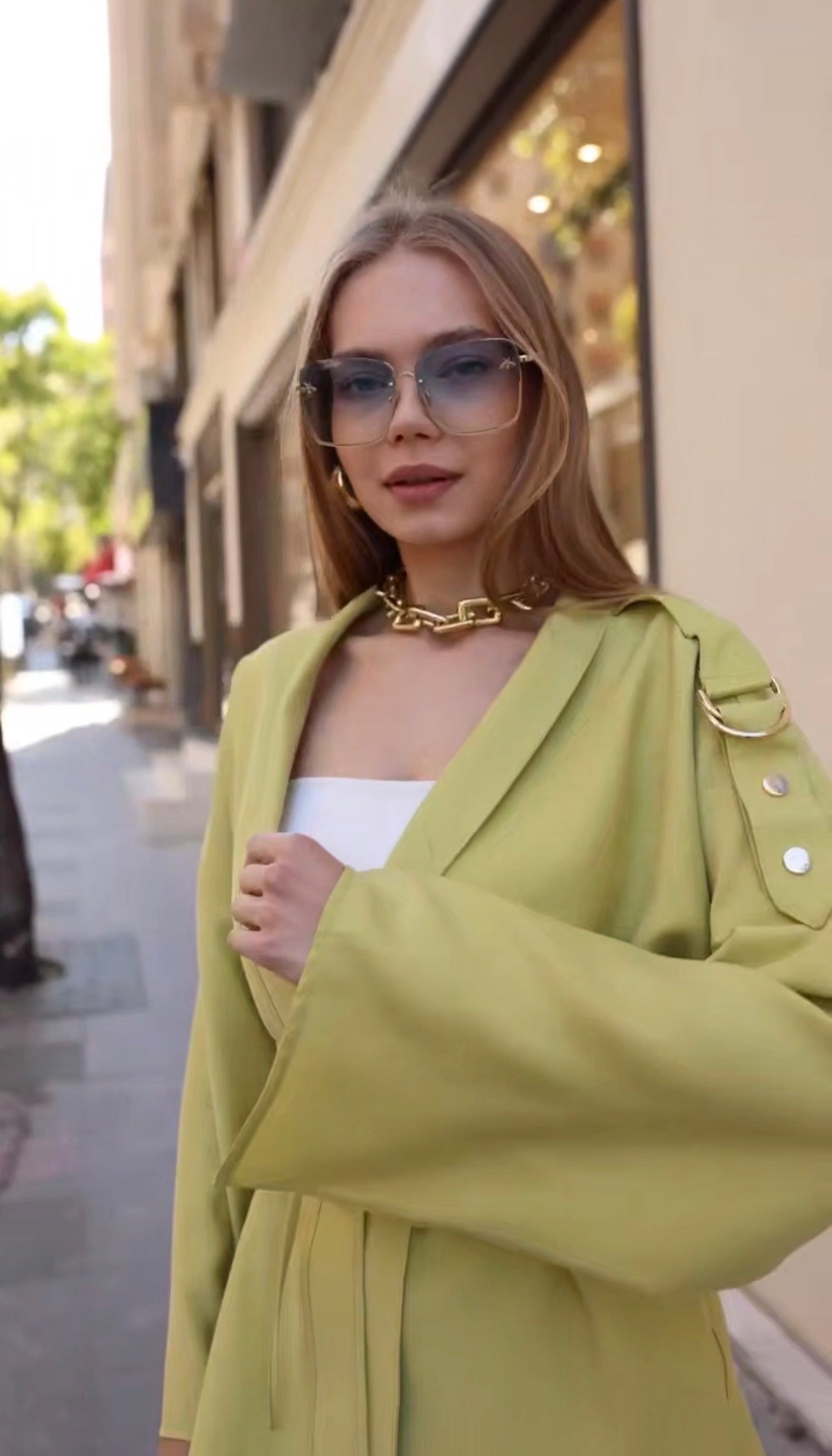Zelda Lime 3-Piece Modest Set